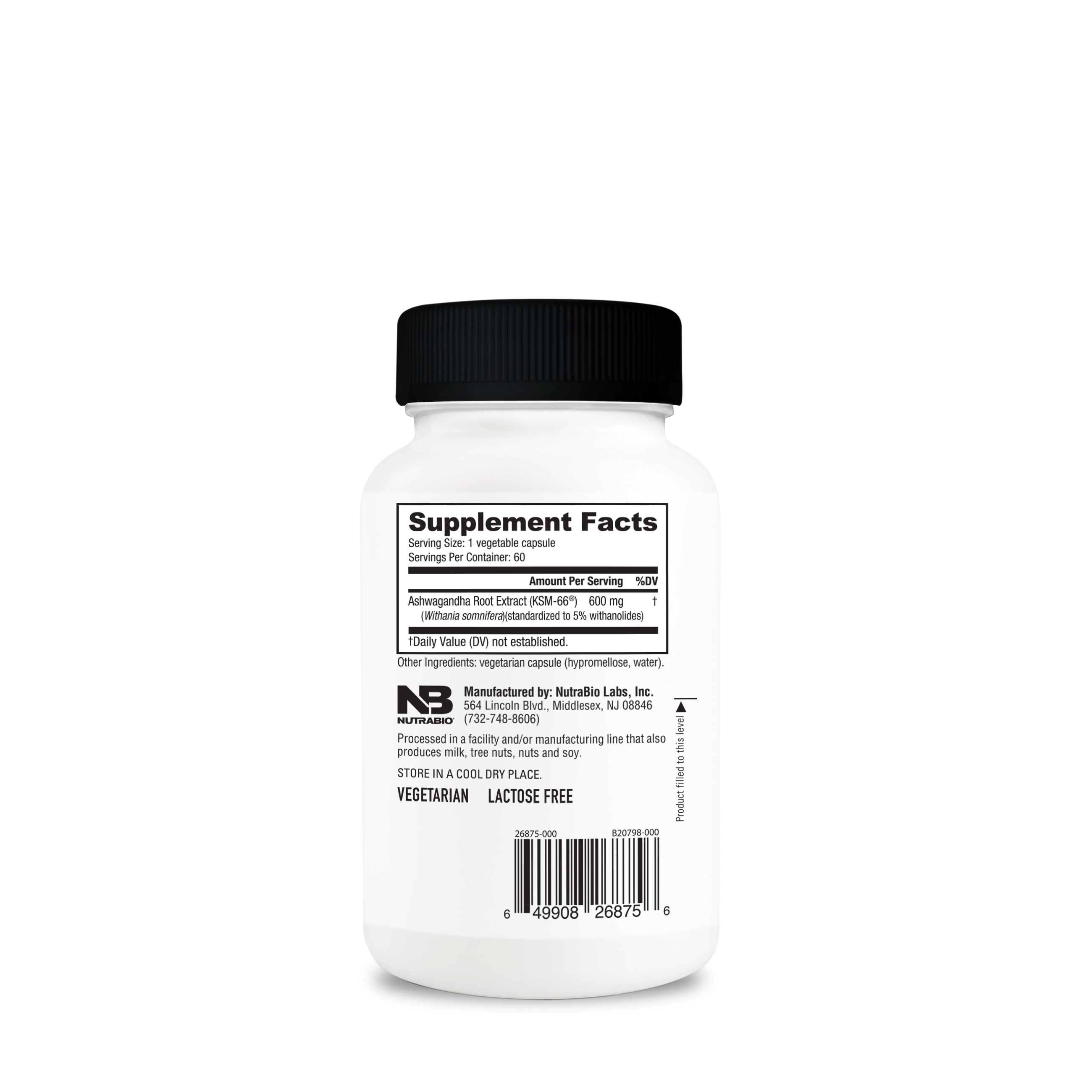 KSM-66 Ashwagandha - 60 Capsules (60 Servings)  | GNC