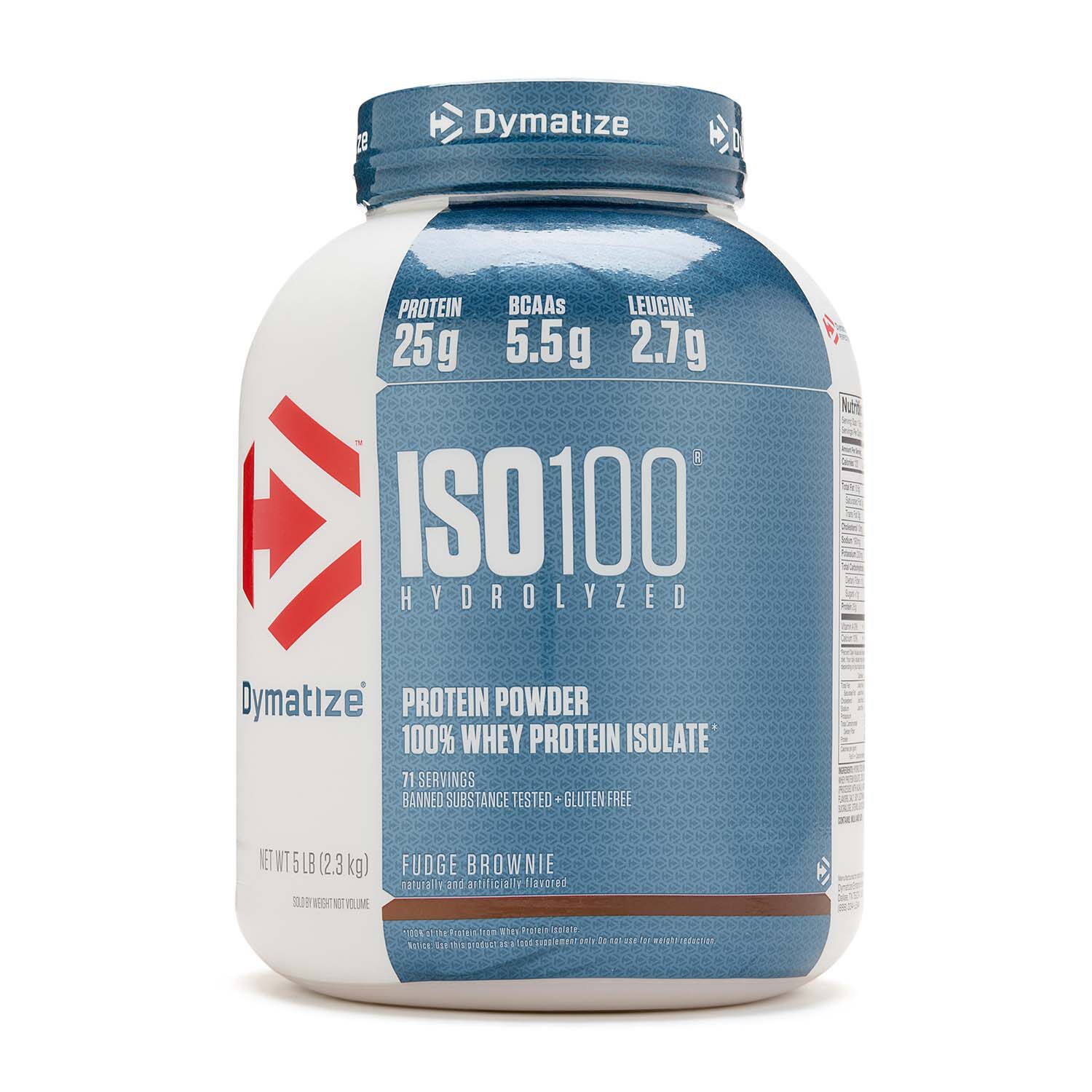 ISO 100&reg; Whey Protein Isolate - Fudge Brownie (71 Servings)