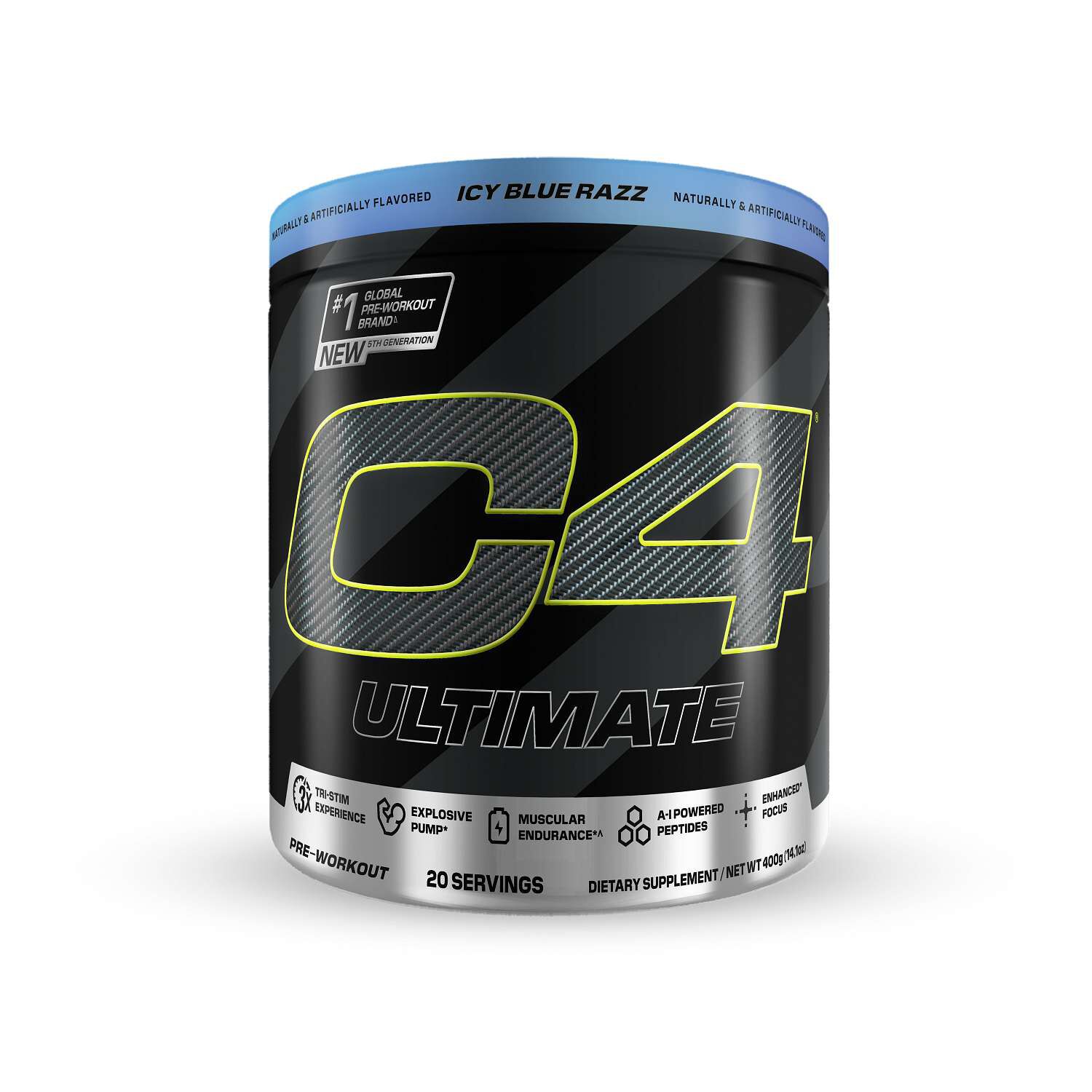 C4 Ultimate Pre-Workout - Icy Blue Razz (20 Servings)  | GNC