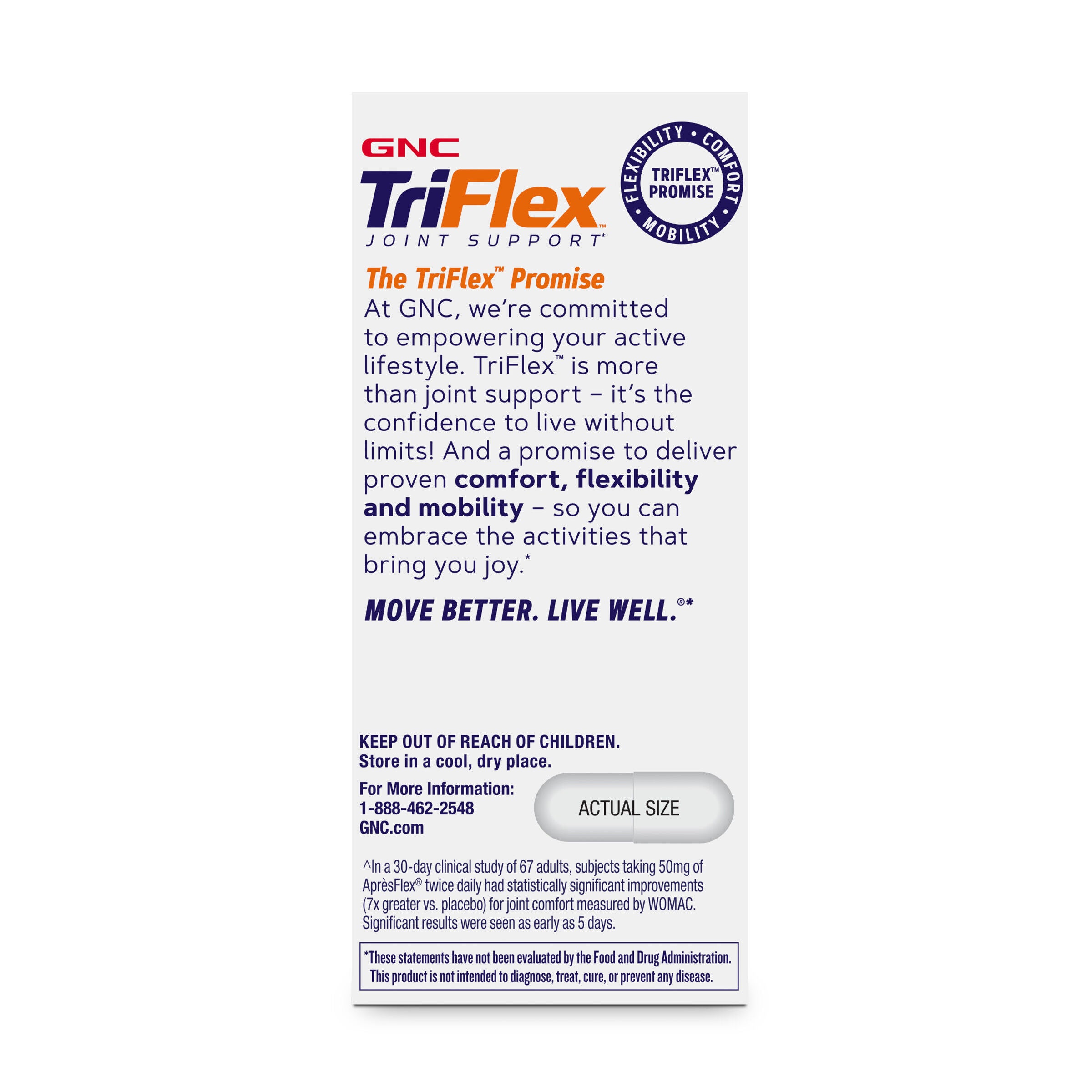 TriFlex Joint Support Turmeric Formula - 60 Capsules (30 Servings)