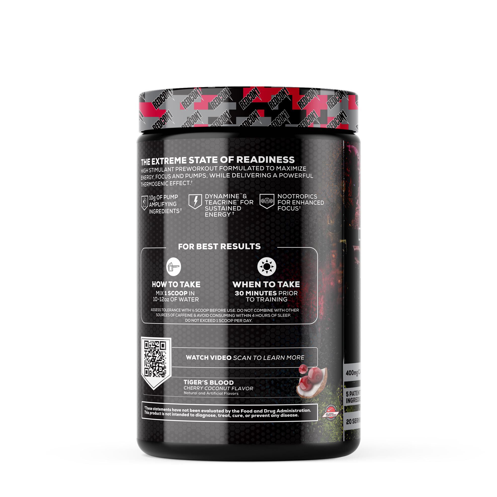 Total War&reg; Black Ops Extreme Pre-Workout - 20 Servings