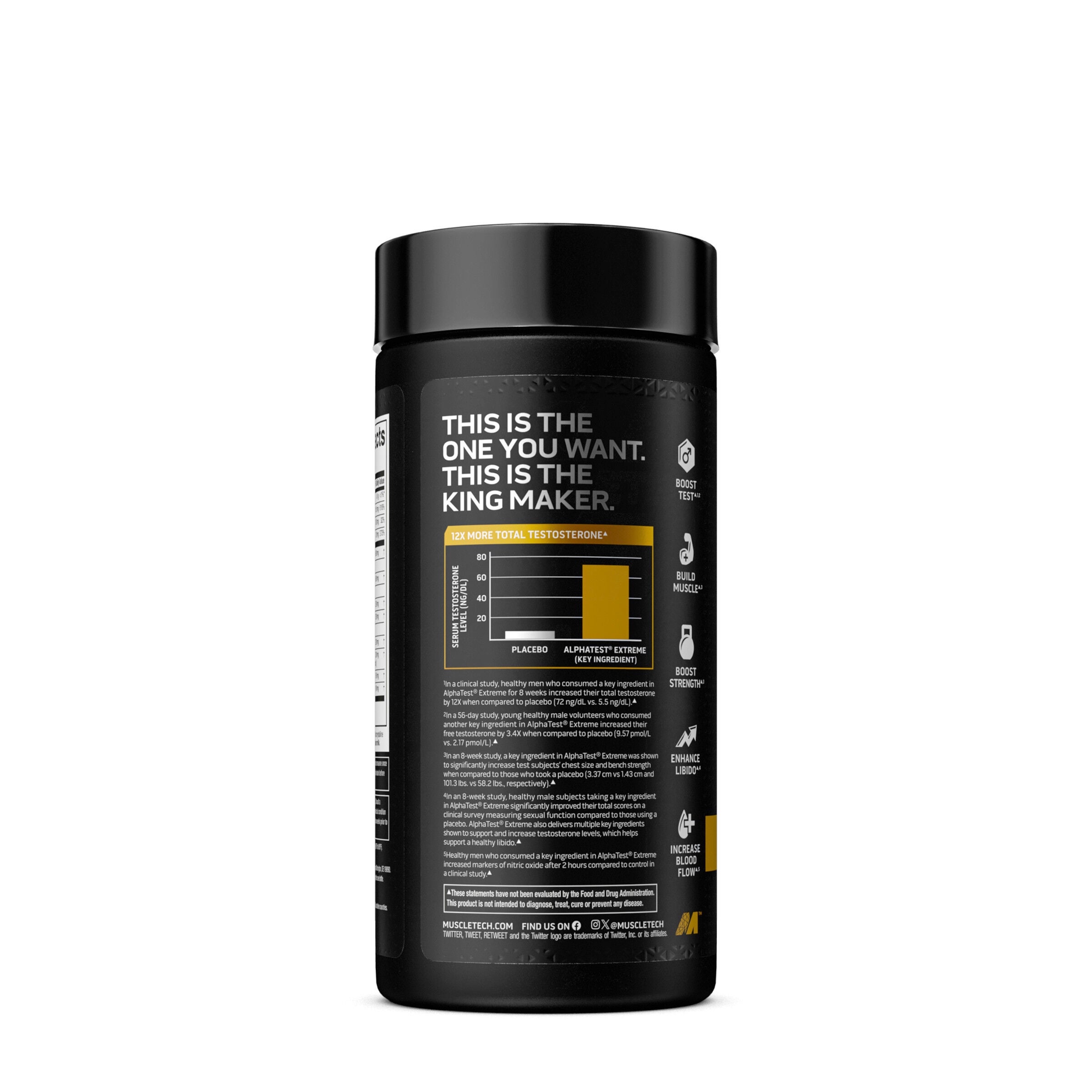 Alpha Test Extreme - 150 Capsules &#40;30 Servings&#41;  | GNC