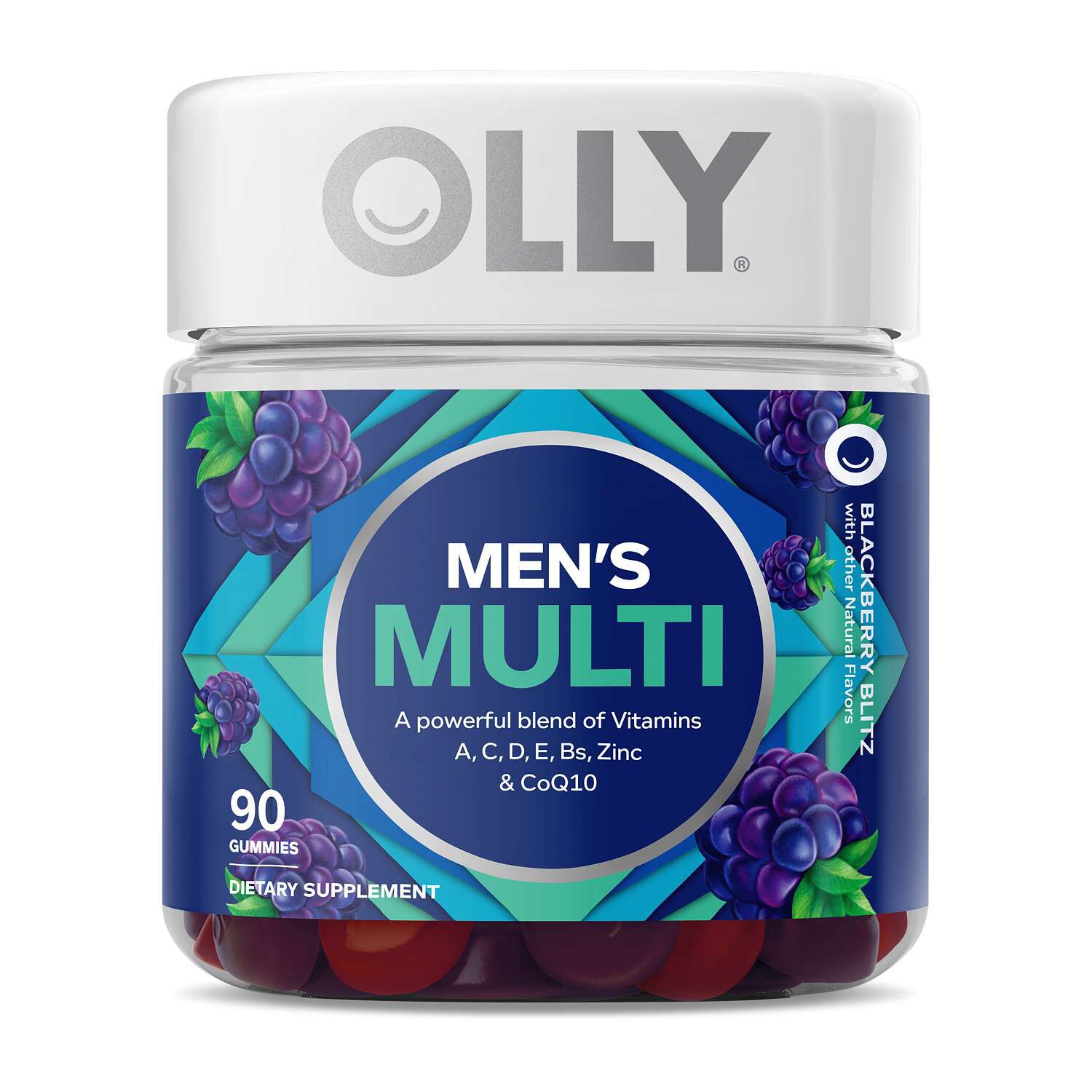 Men's Multi Gummies - Blackberry Blitz - 90 Gummies (45 Servings)