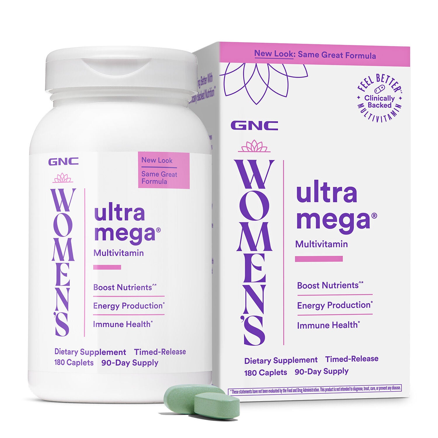 Ultra Mega&reg; Multivitamin - 180 Caplets (90-Day Supply)  | GNC