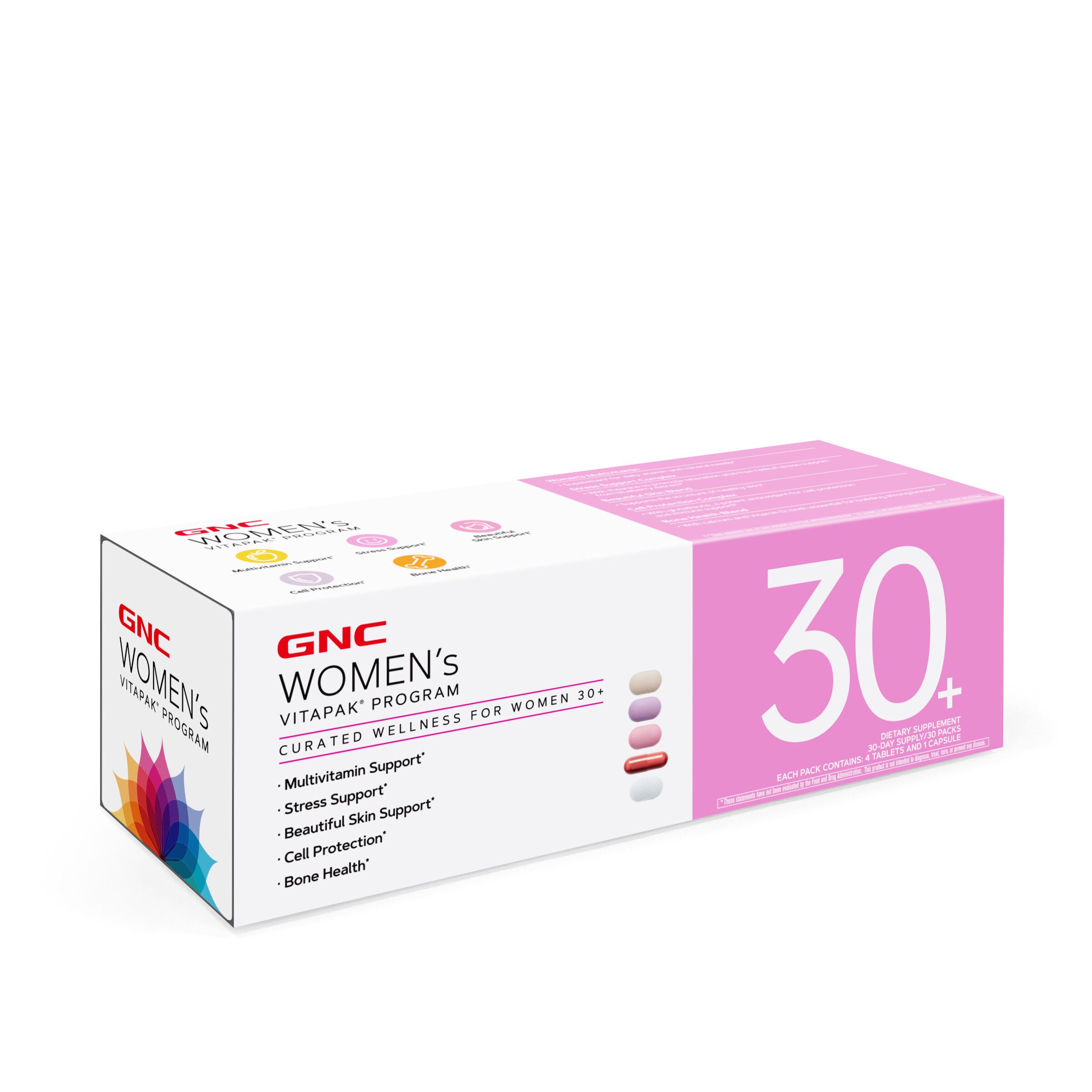 Gnc women s 30 vitapak program 30 servings gnc