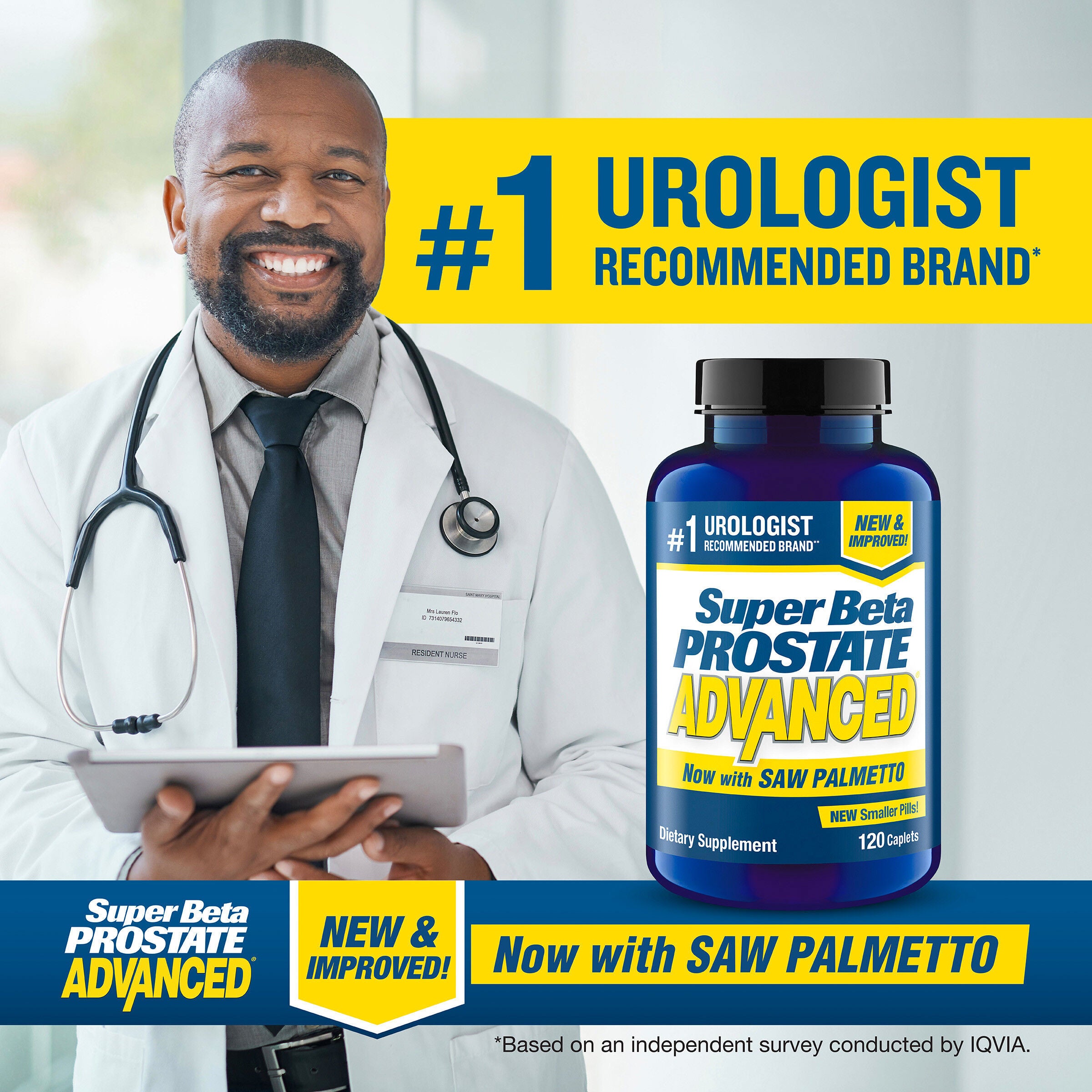 Super Beta Prostate Advanced - 120 Caplets (60 Servings)  | GNC