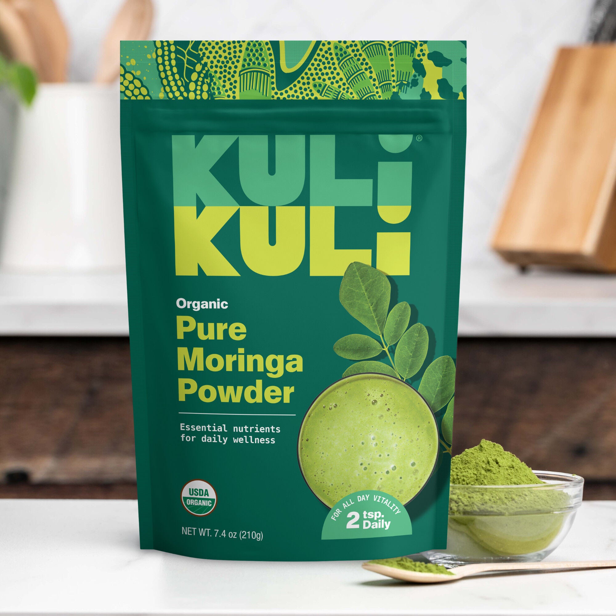 Pure Moringa Powder - 7.4 oz. (35 Servings)