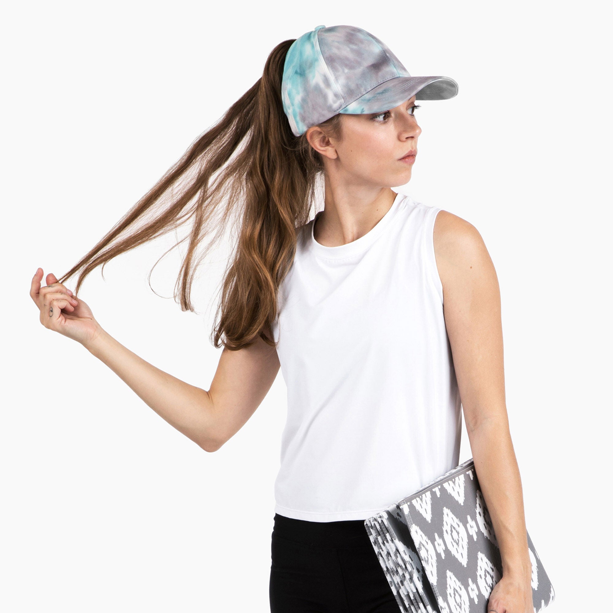 Ponytail Hat - Algae