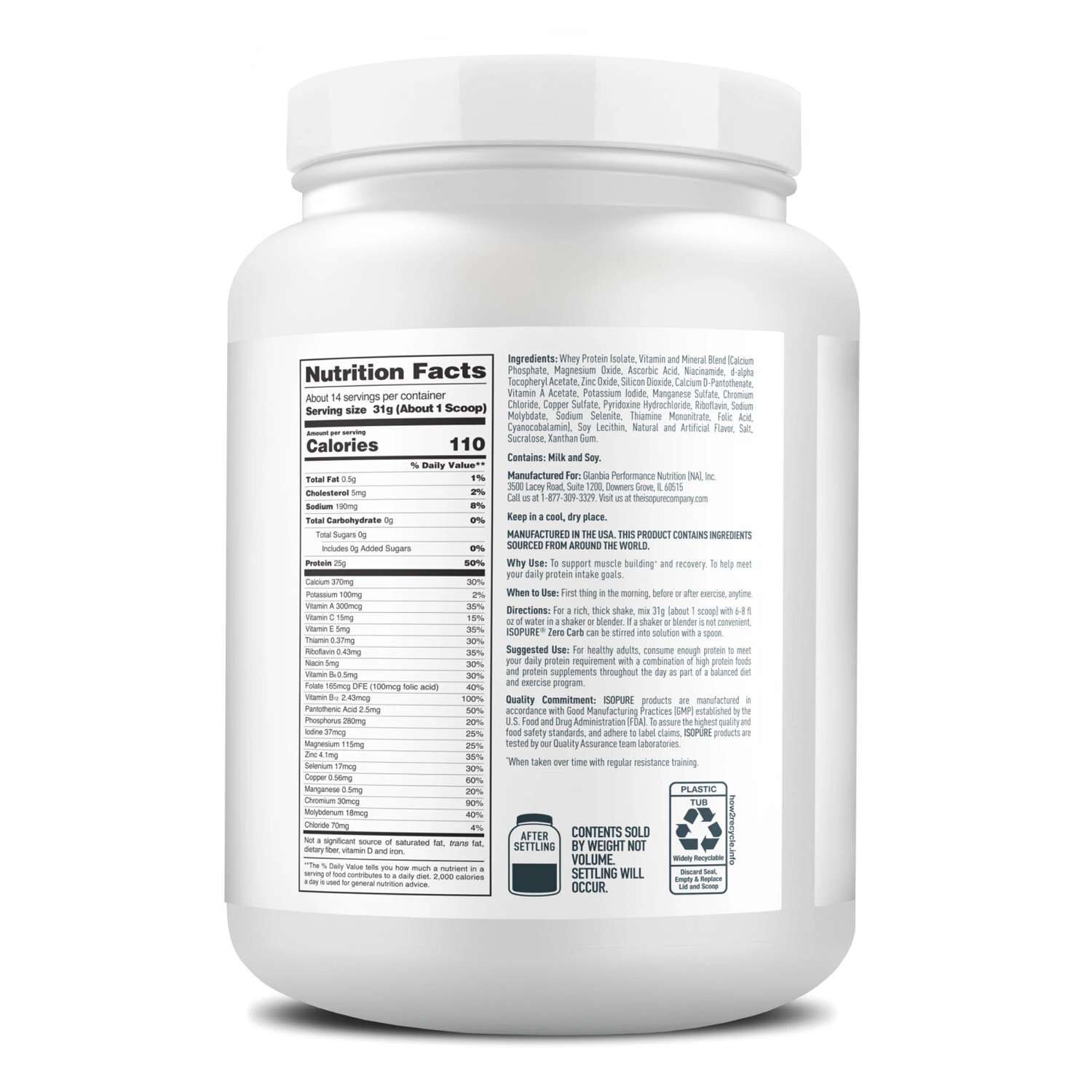 Protein Powder - Creamy Vanilla (14 Servings) Creamy Vanilla | GNC