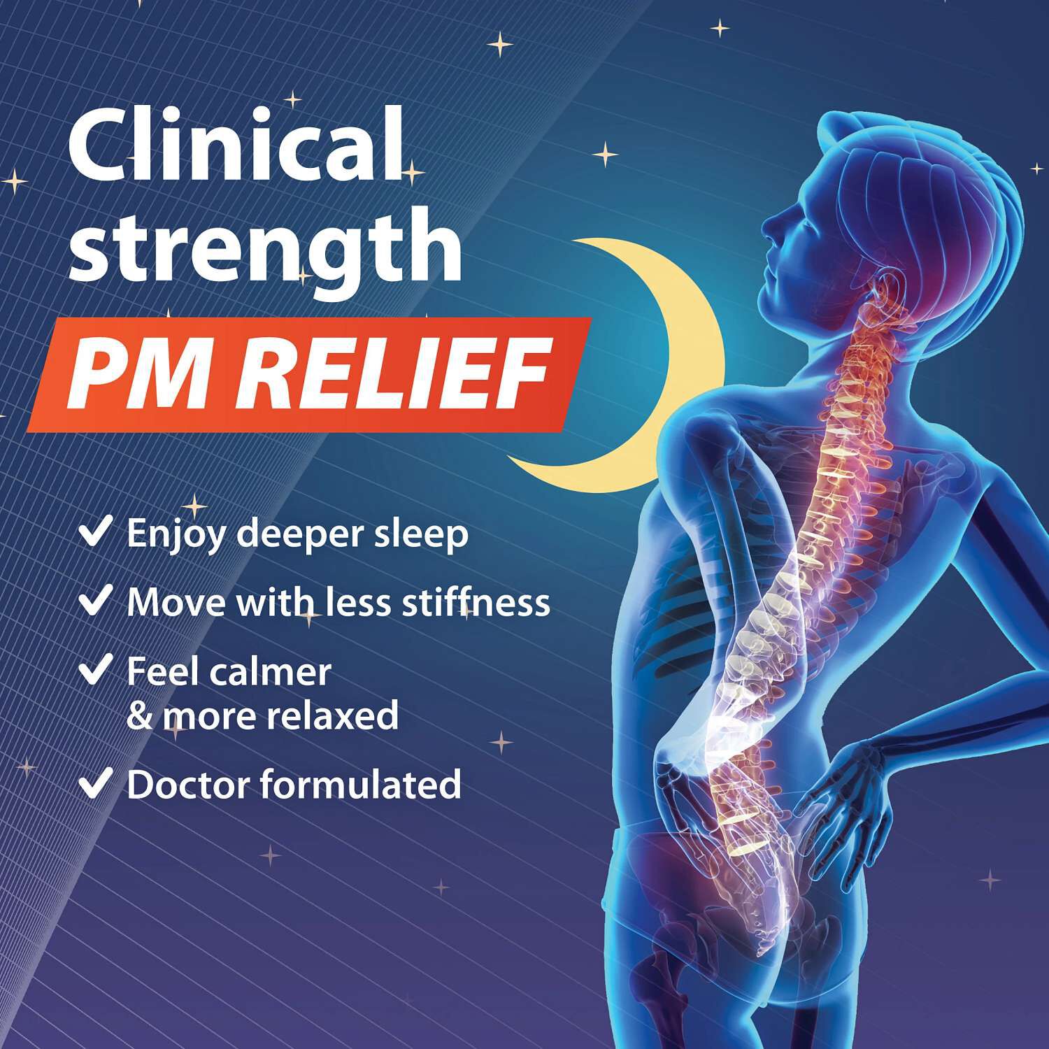 PM Relief - 60 Capsules (30 Servings)  | GNC