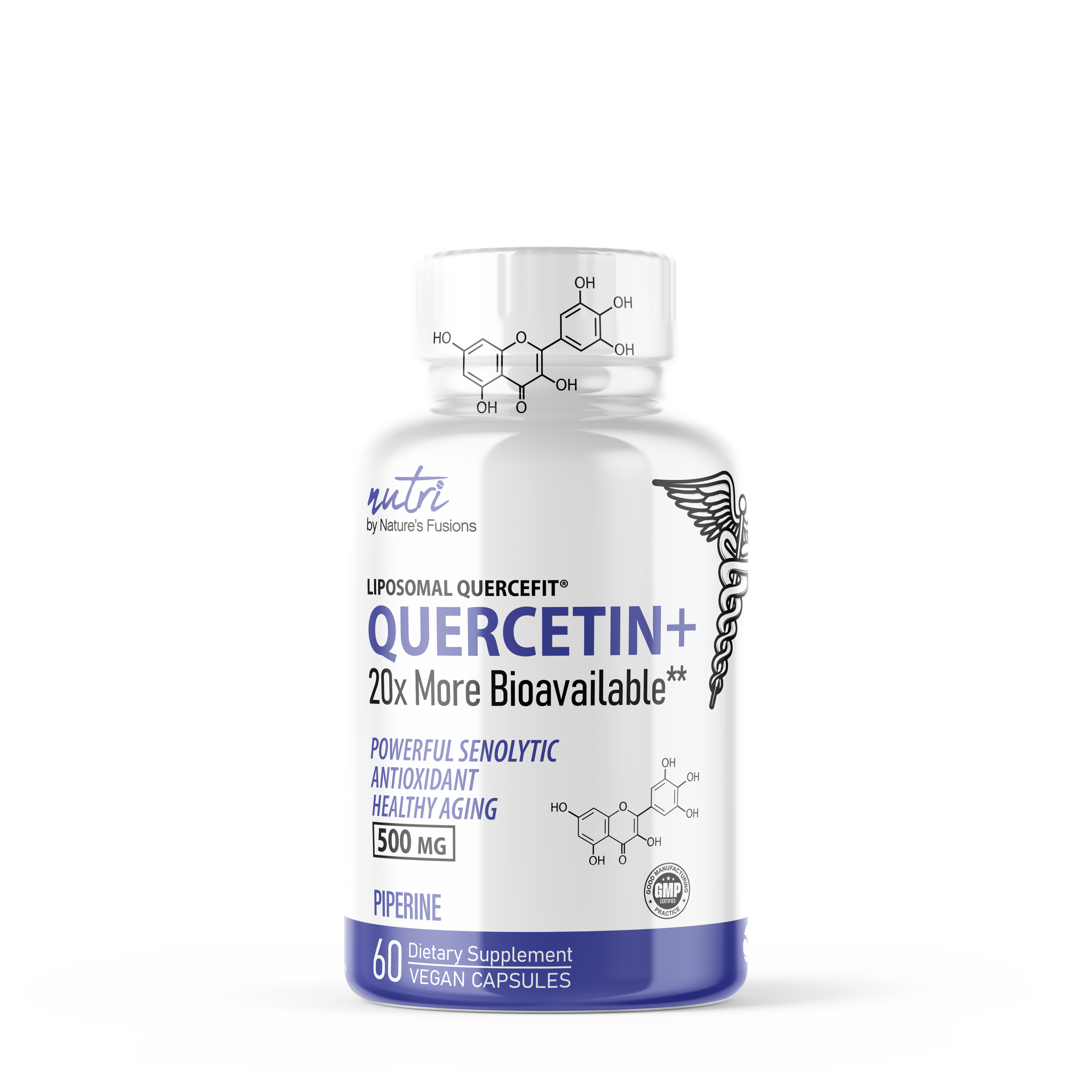 Quercetin Plus 500mg - 60 Vegan Capsules (60 Servings)  | GNC