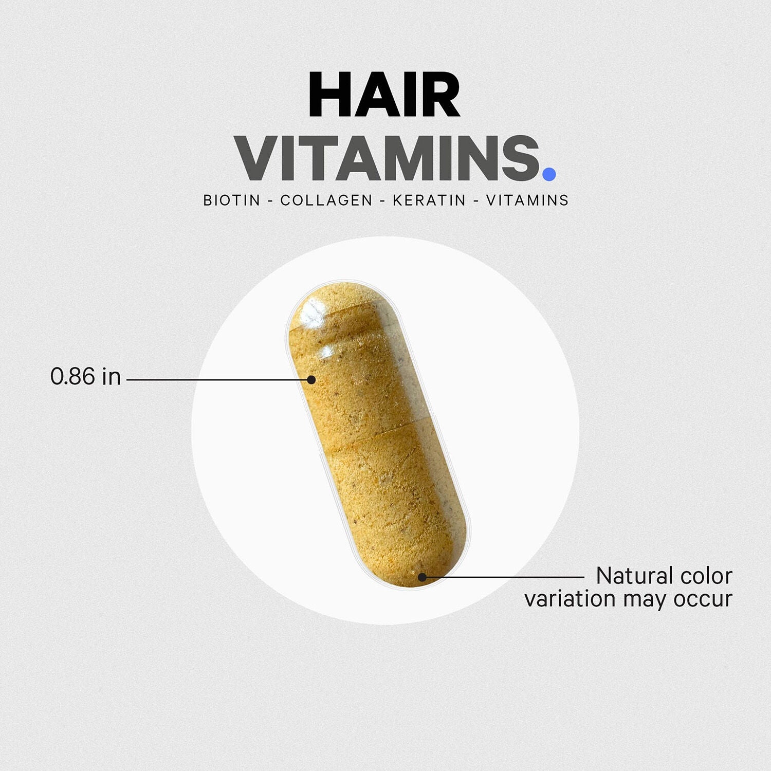 Hair Vitamins - Biotin 10000 mcg - Collagen - Keratin &amp; Multivitamins - 120 Capsules (30 Servings)  | GNC