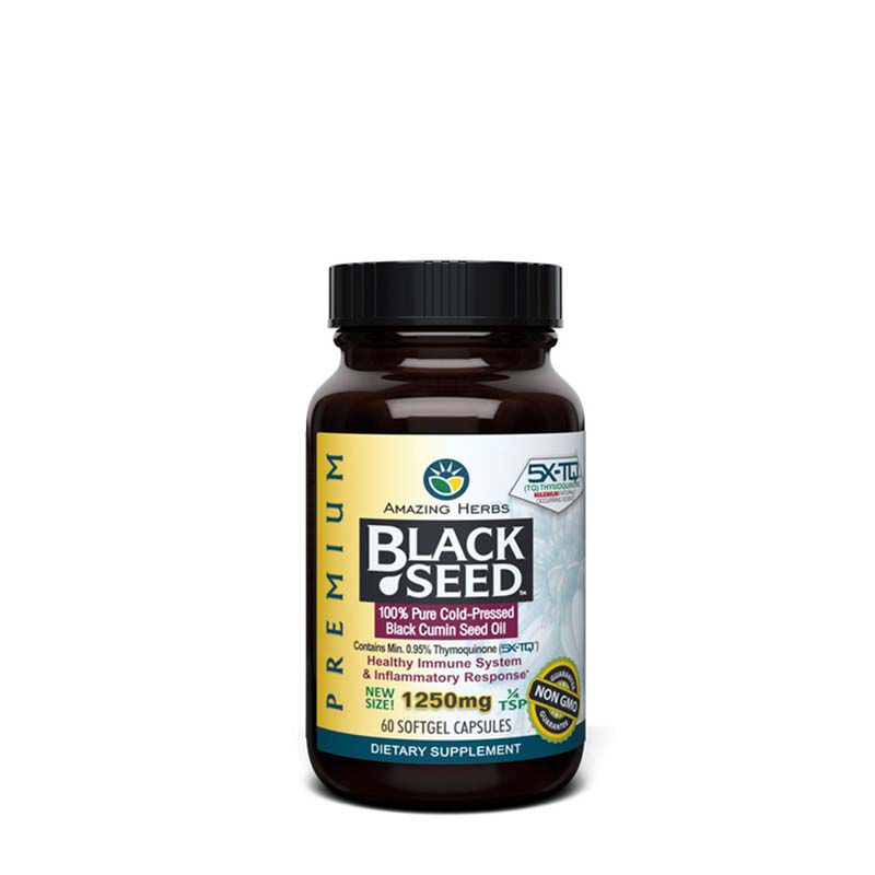 Black Seed&trade; 1250 mg. - 60 Softgels (60 Servings)  | GNC