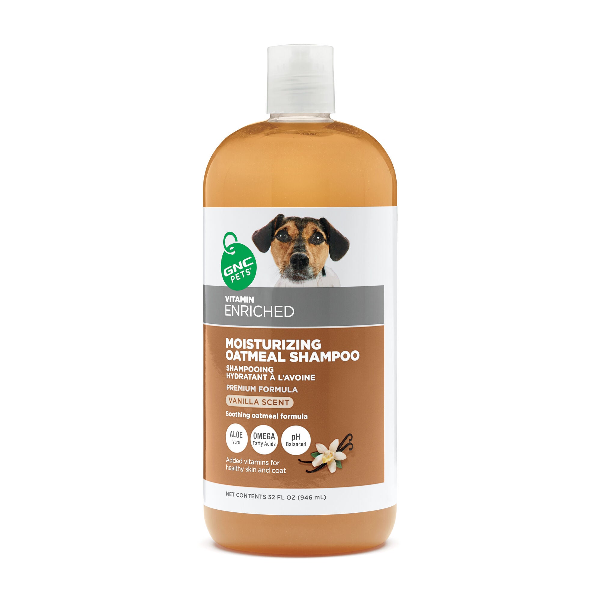 Gnc Pets Moisturizing Oatmeal Shampoo Vanilla Scented Gnc