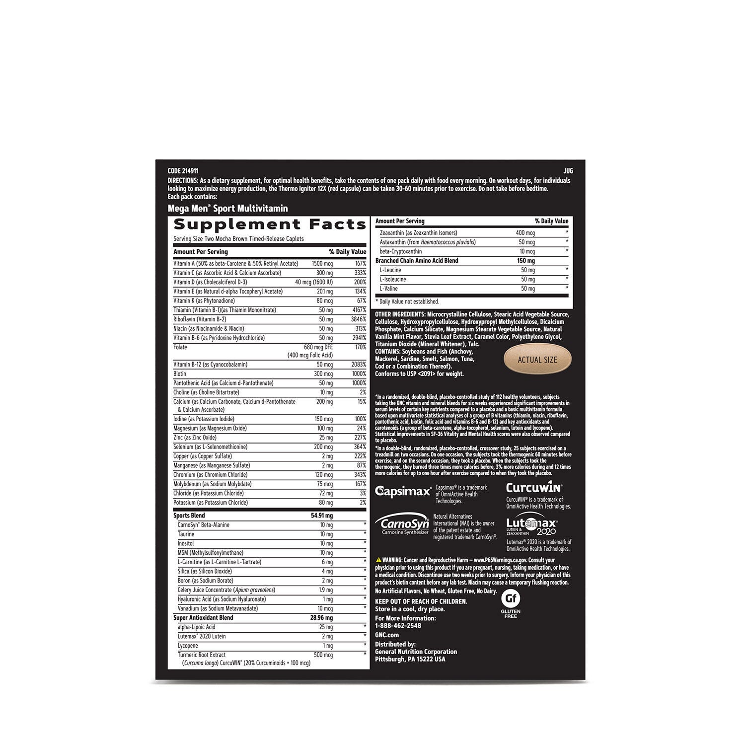 GNC AMP Men's Ripped Vitapak® Program | GNC
