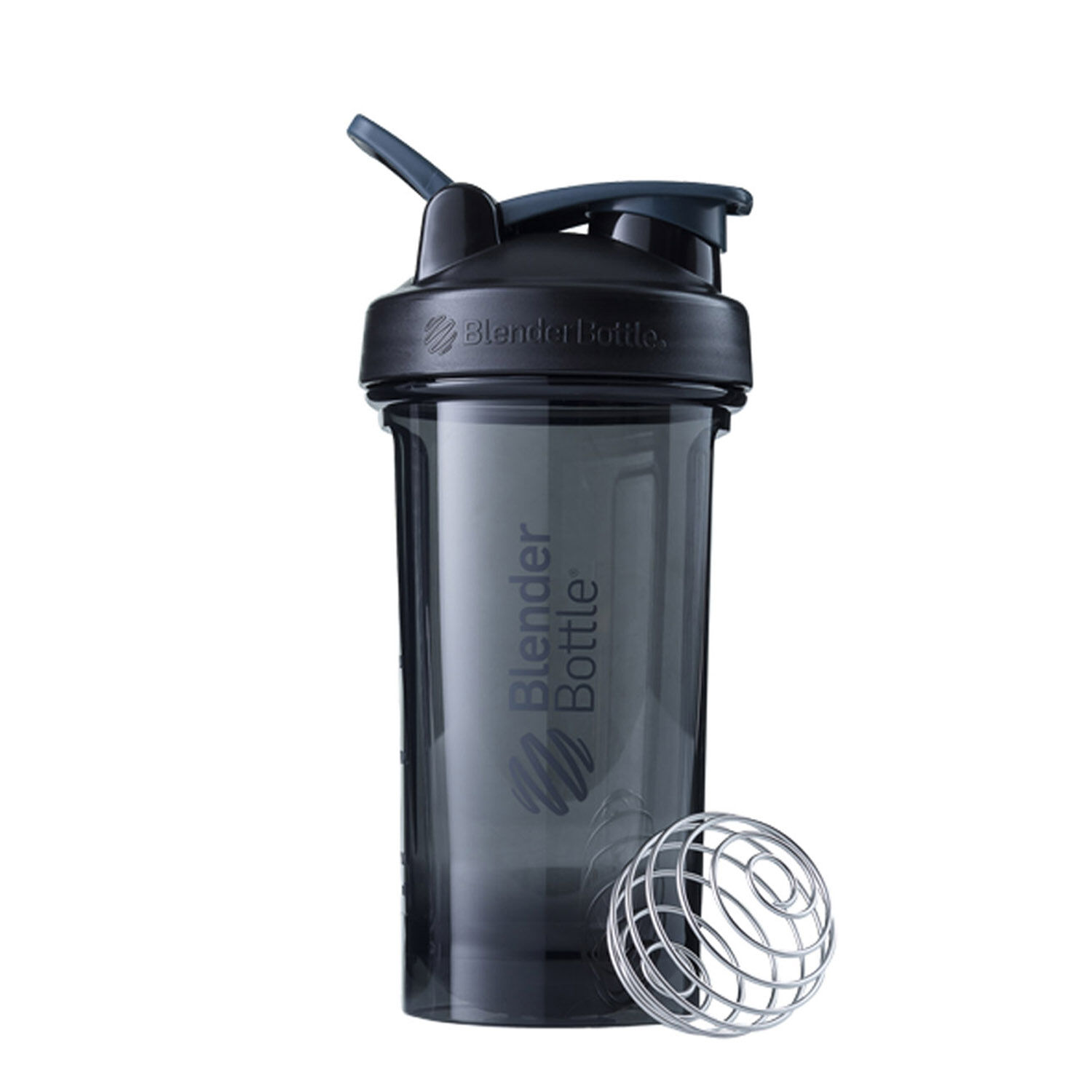BlenderBottle Pro45 Extra Large Shaker Bottle, Grey/Black, 45-Ounce