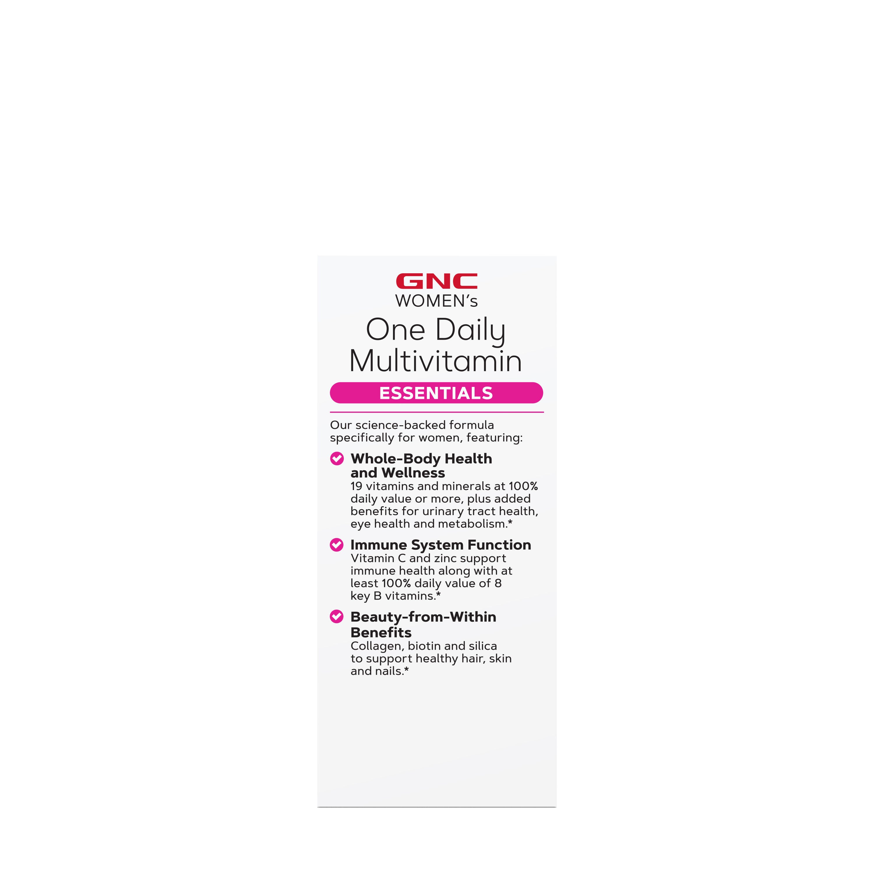 One Daily Multivitamin Essentials - 60 Caplets (60 Servings)  | GNC