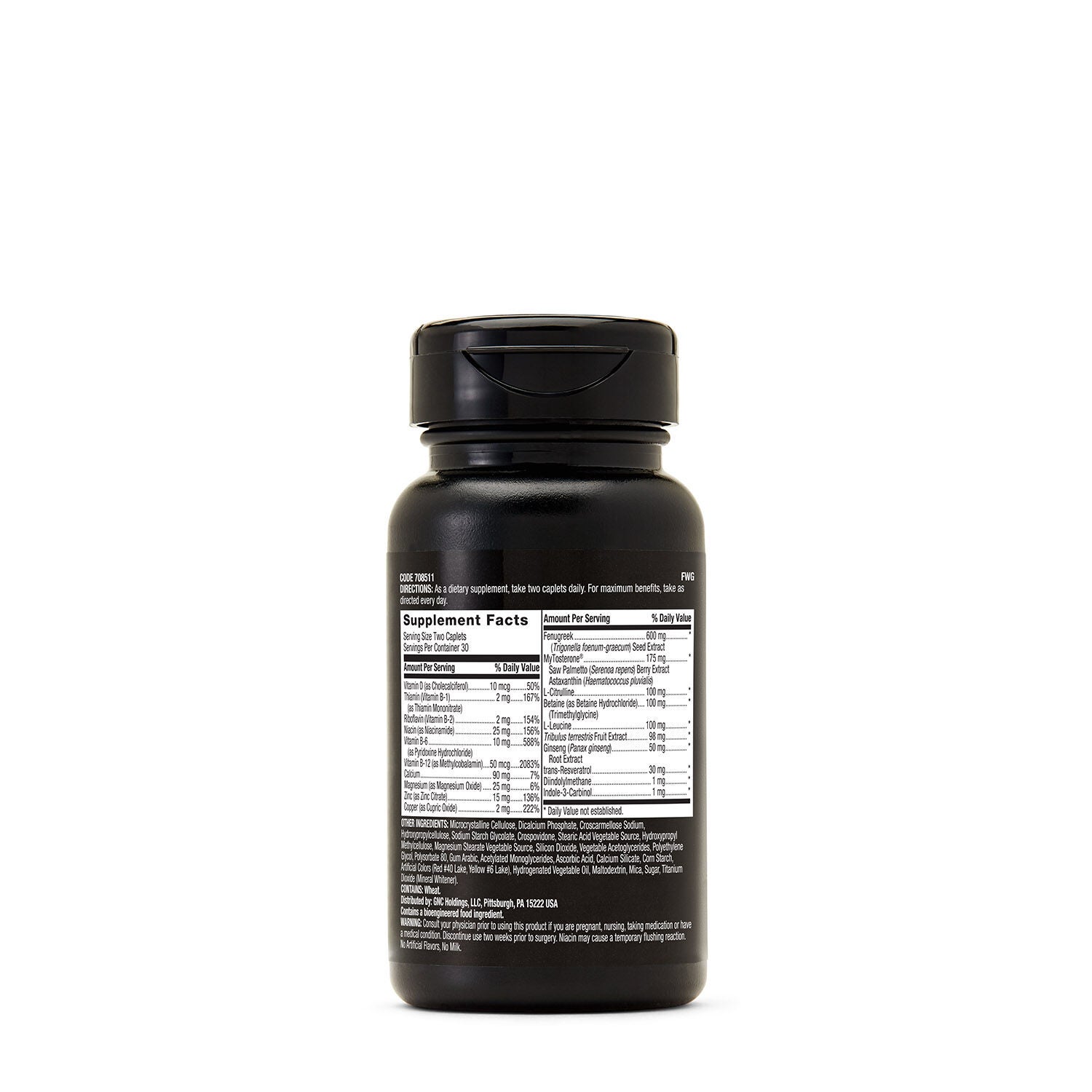 GNC Men s Healthy Testosterone Supplement GNC