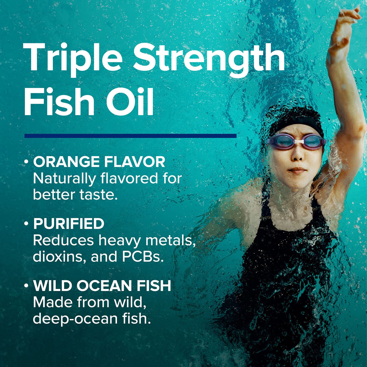 Triple Strength Fish Oil - Orange - 8 oz. (47 Servings)  | GNC