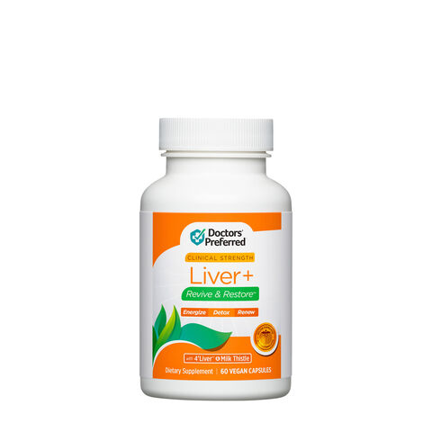 Liver Plus Revive and Restore - 60 Vegan Capsules &#40;30 Servings&#41;  | GNC