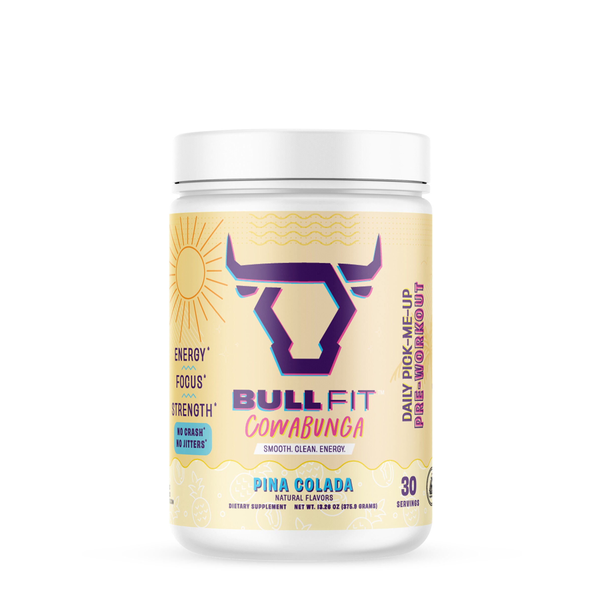 Cowabunga Pre-Workout - Pina Colada (30 Servings)  | GNC