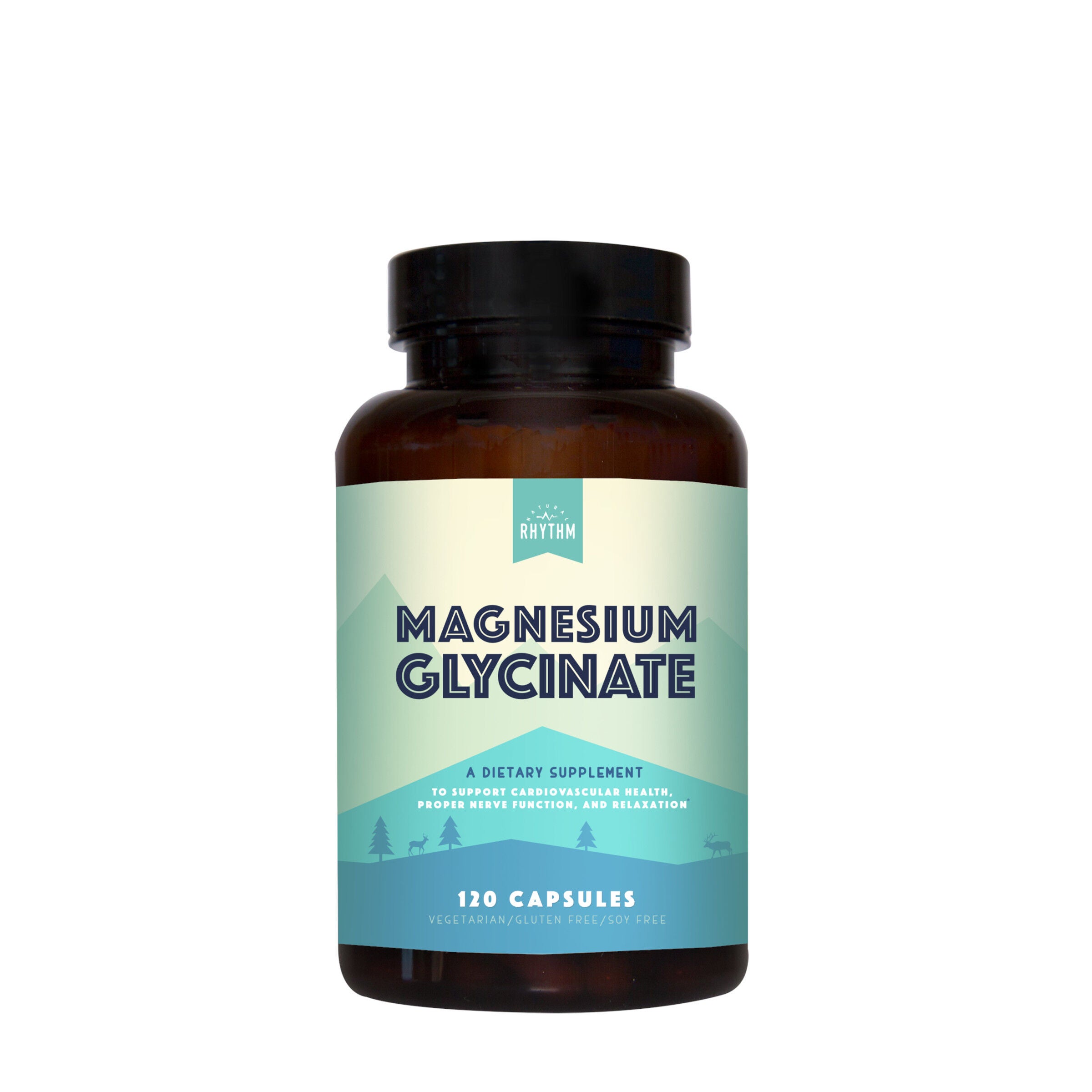 Magnesium Glycinate - 120 Capsules (60 Servings)  | GNC