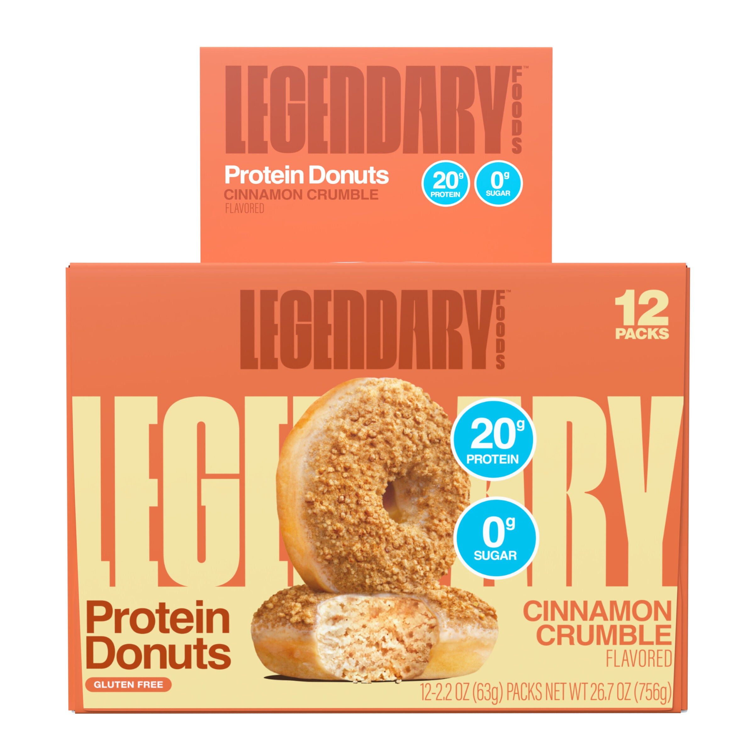 Protein Donut - Cinnamon Crumble (12 Donuts)  | GNC