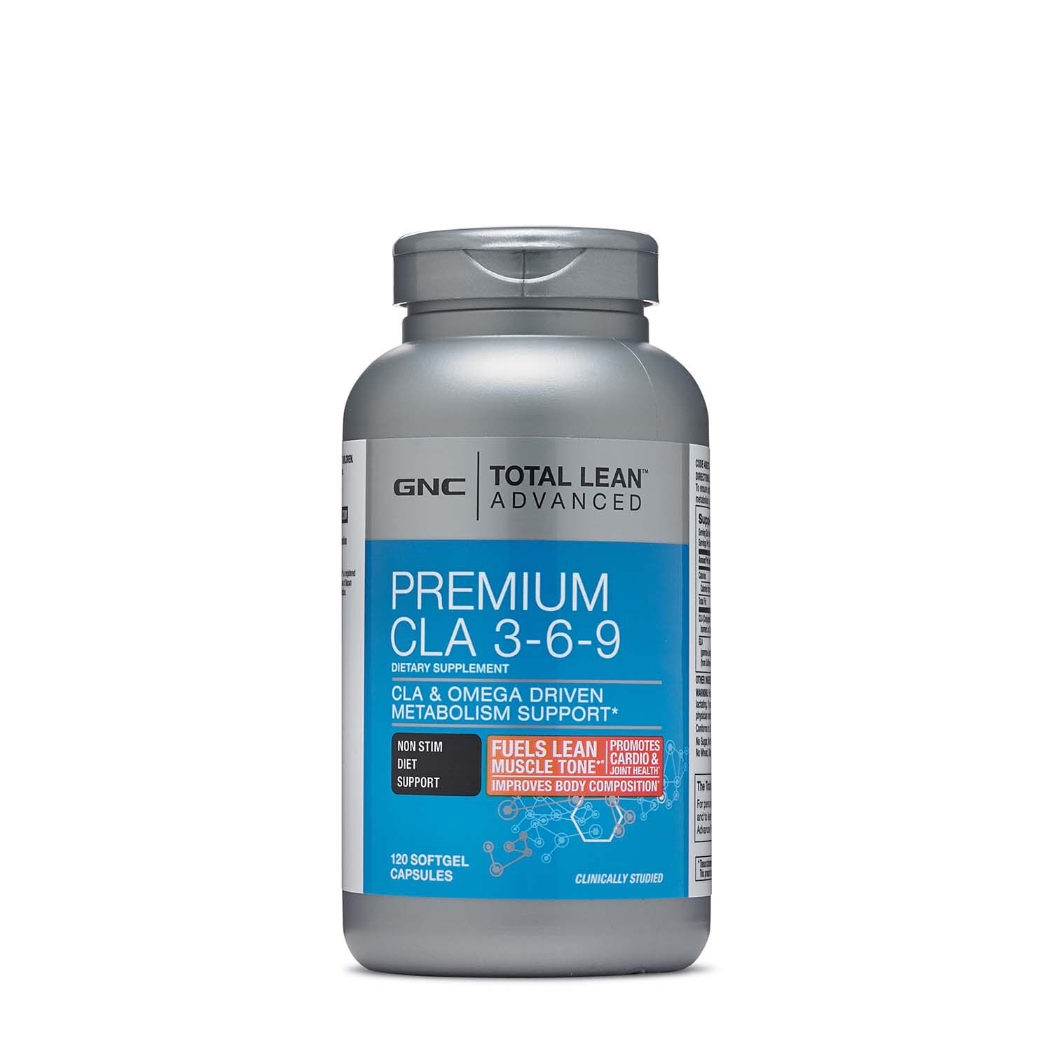 Gnc Total Lean Advanced Premium Cla 3 6 9 Supplement 120 Ct Gnc