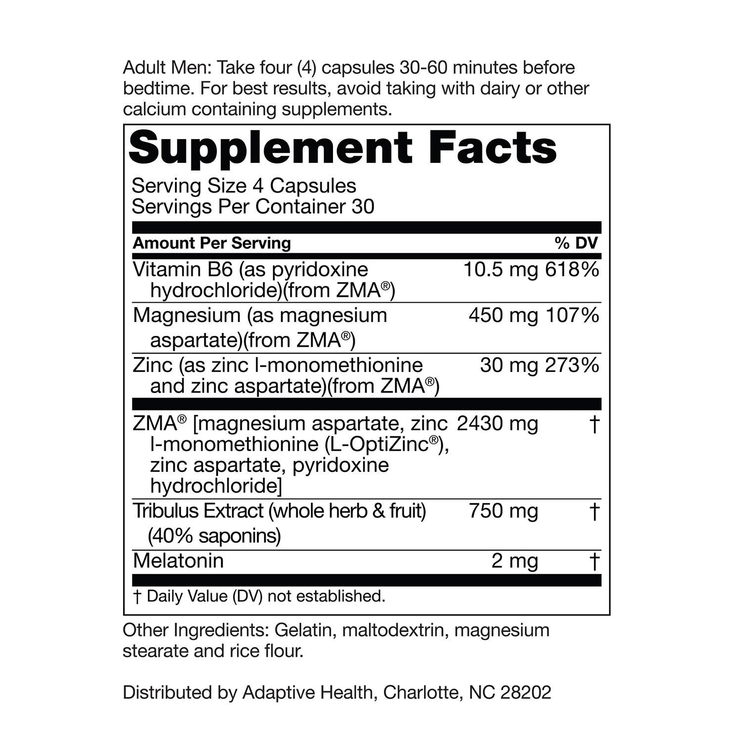 PM ZMA&reg; Testosterone Support - 120 Capsules (30 Servings)  | GNC
