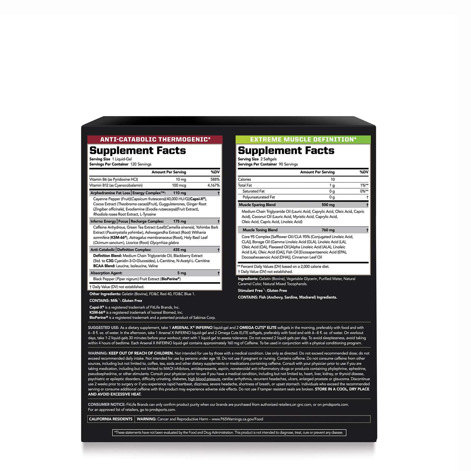 Arsenal X&reg; Inferno 6 Week Stack&trade;  | GNC