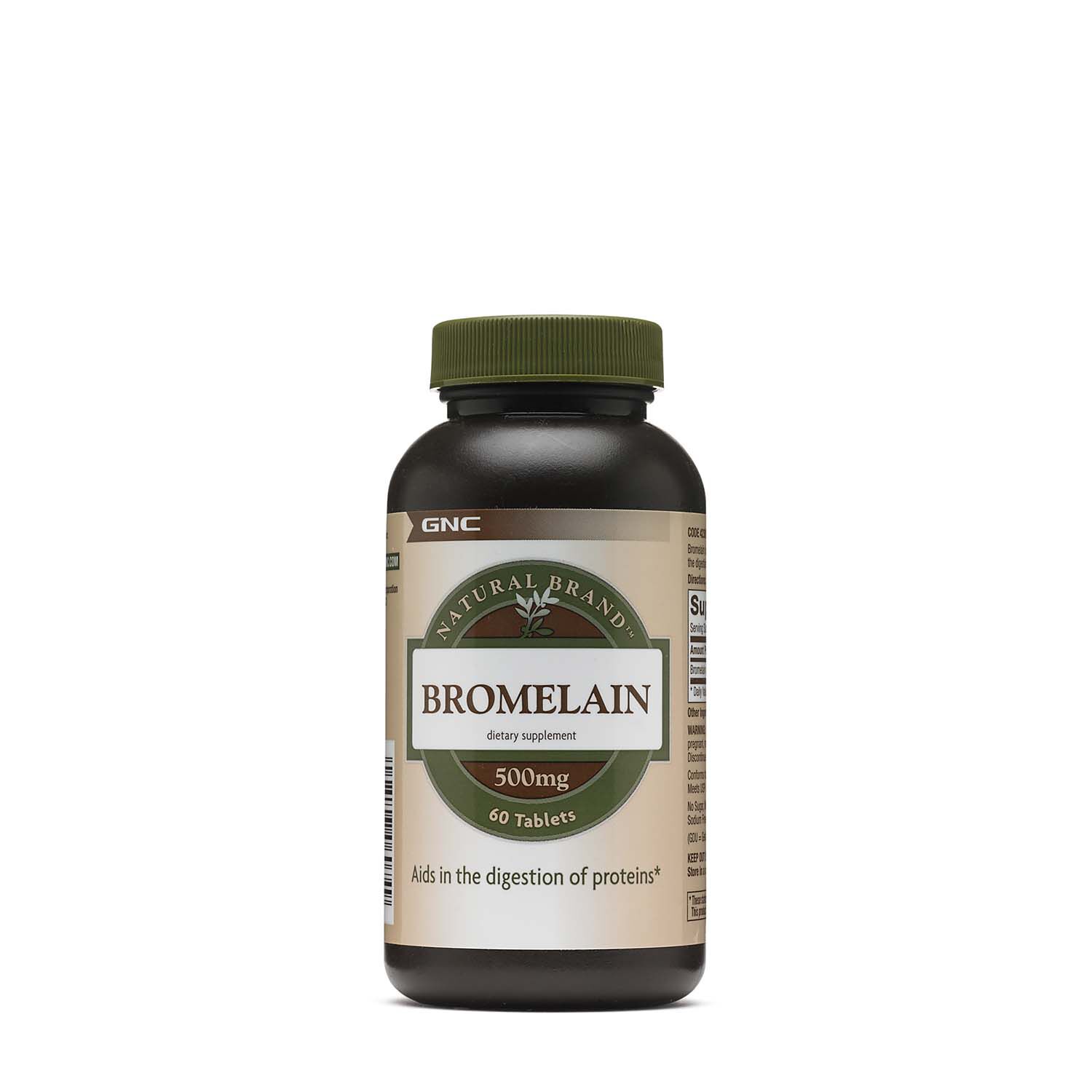 gnc natural brand bromelain 500mg