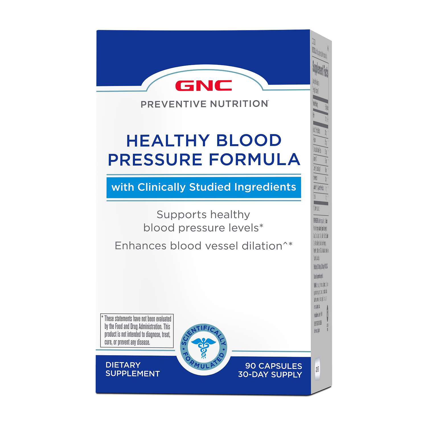 Healthy Blood Pressure Formula - 90 Capsules (30 Servings)  | GNC