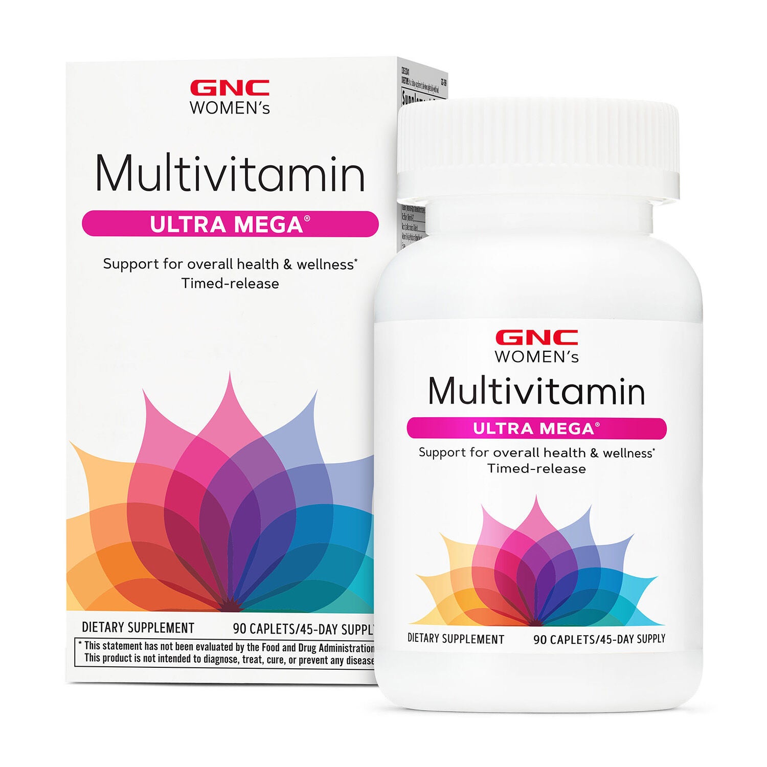 Multivitamin Ultra Mega - 90 Caplets &#40;45 Servings&#41;  | GNC
