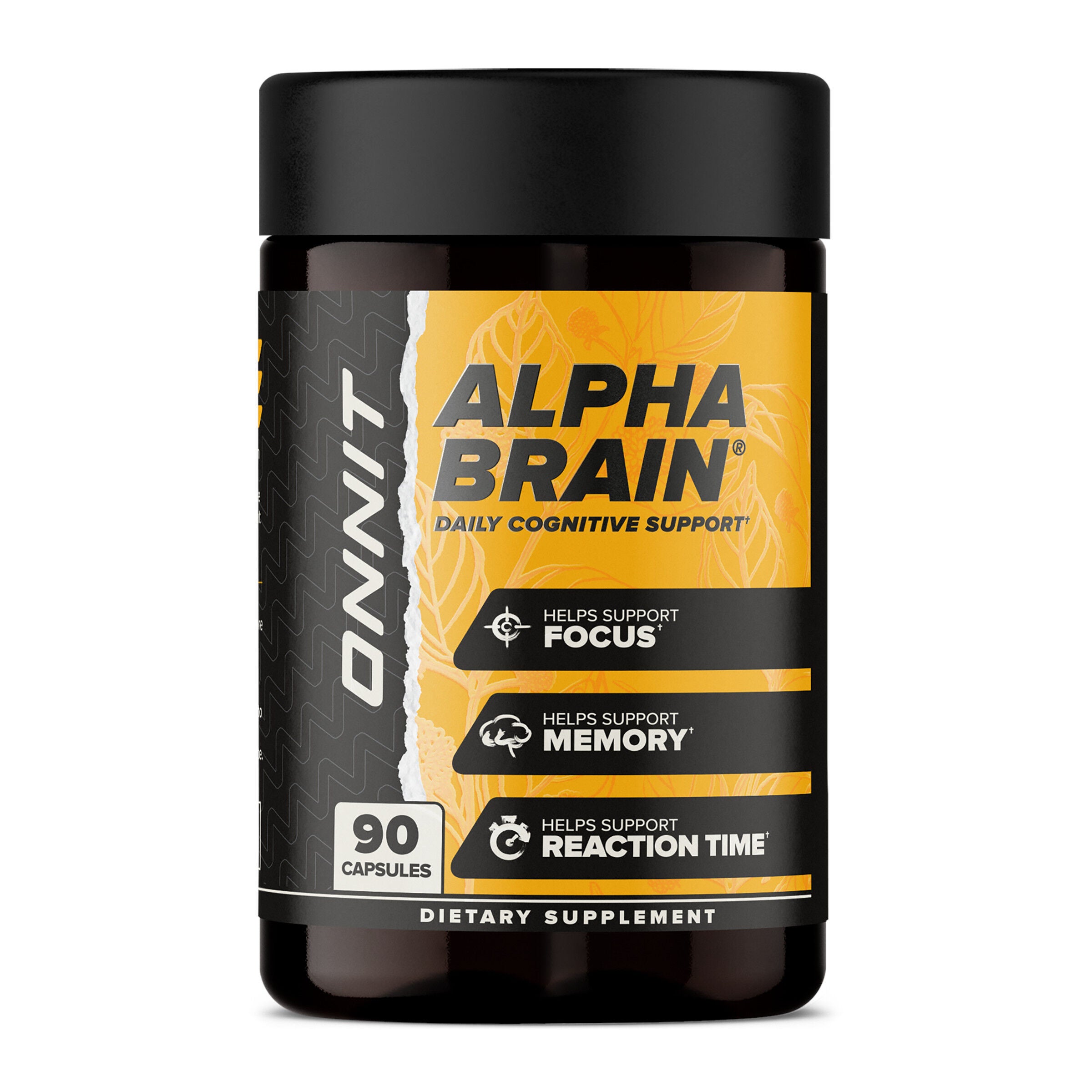 Alpha Brain Daily Cognitive Support - 90 Capsules (45 Servings) | GNC