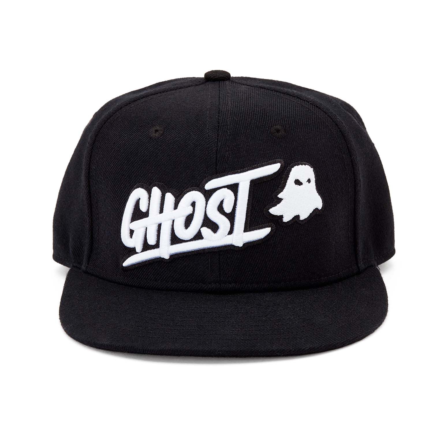 GHOST Snapback Hat with Logo - Black | GNC