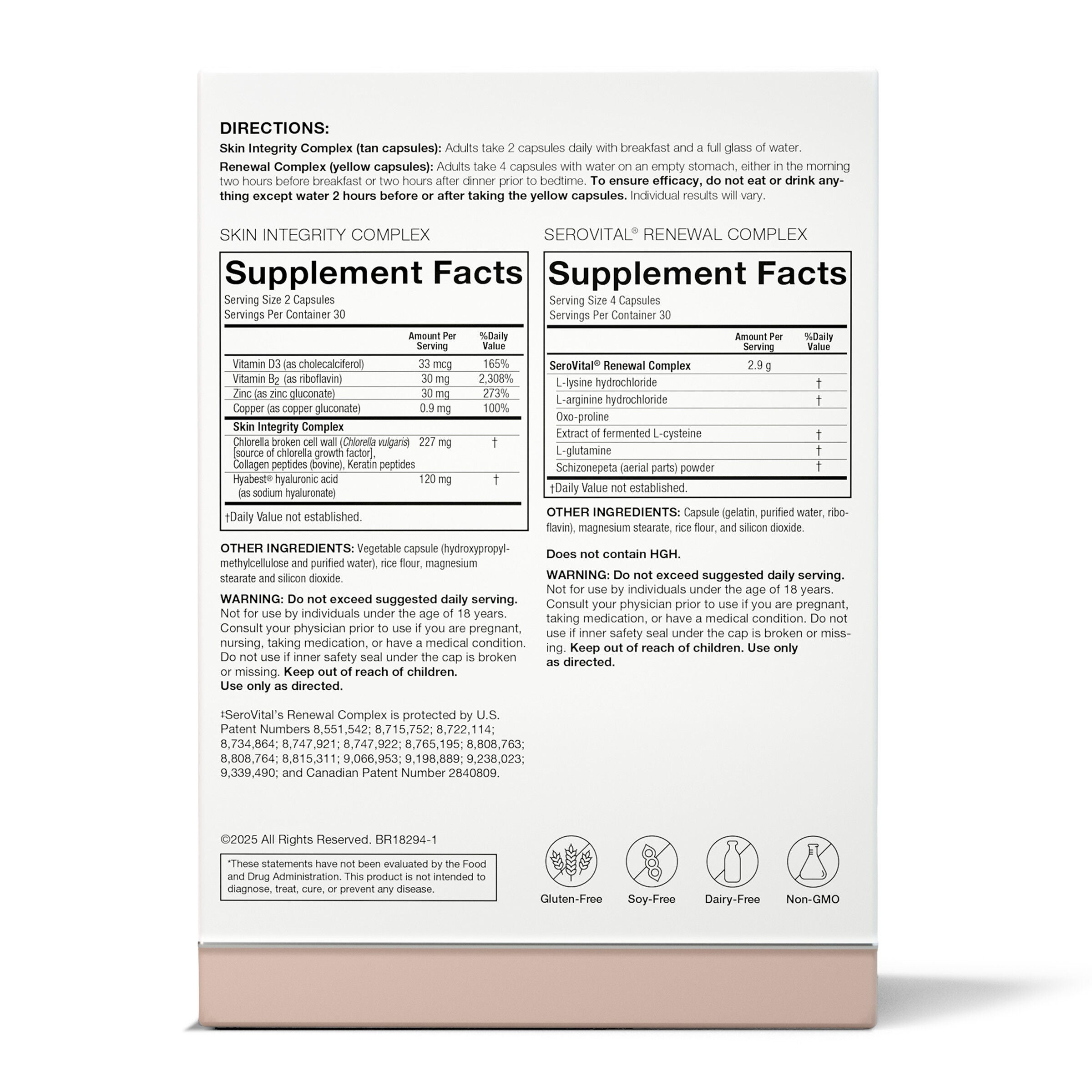 SeroVital Skin Revive - 180 Capsules (60 Servings)  | GNC