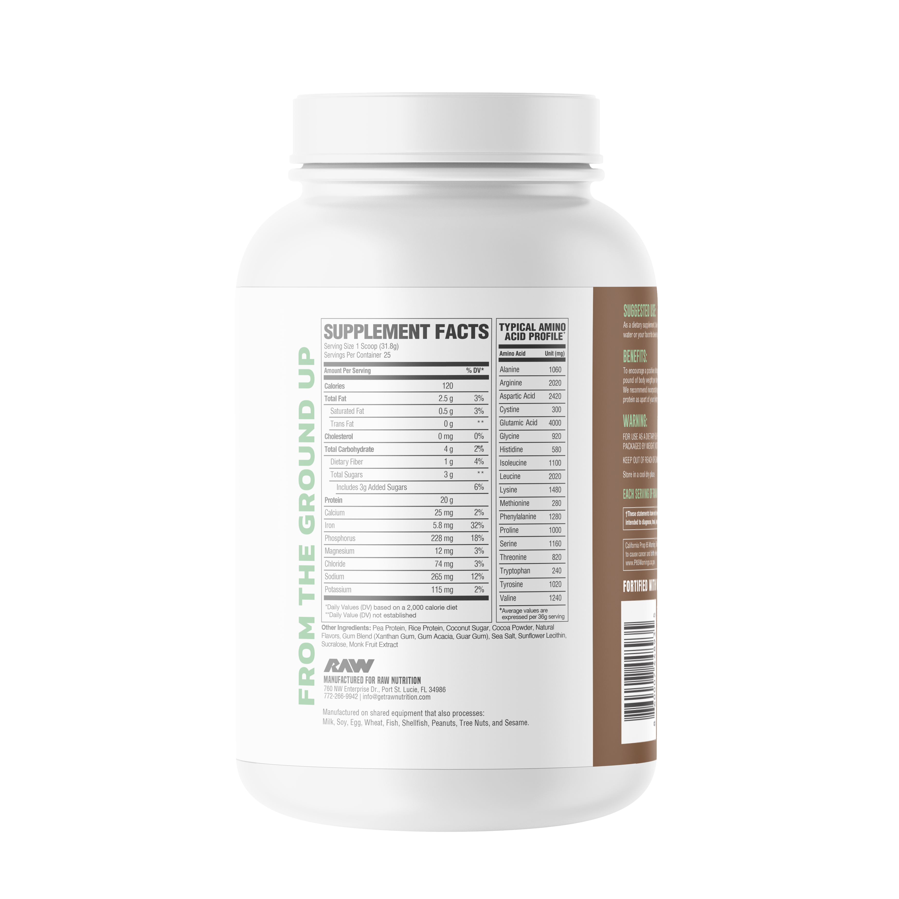 Vegan Protein - Chocolate (25 Servings)  | GNC