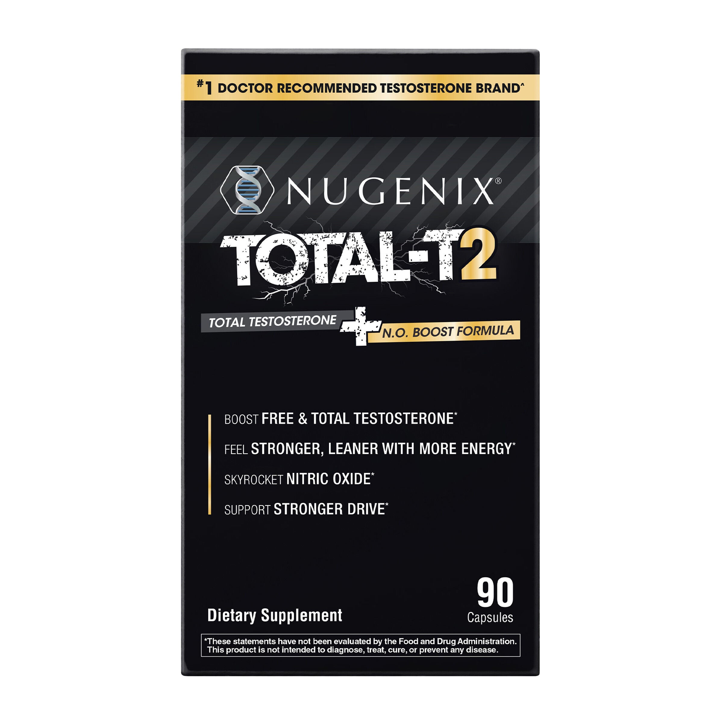 Total-T2 Total Testosterone + N.O. Boost Formula, 90 Capsules  | GNC
