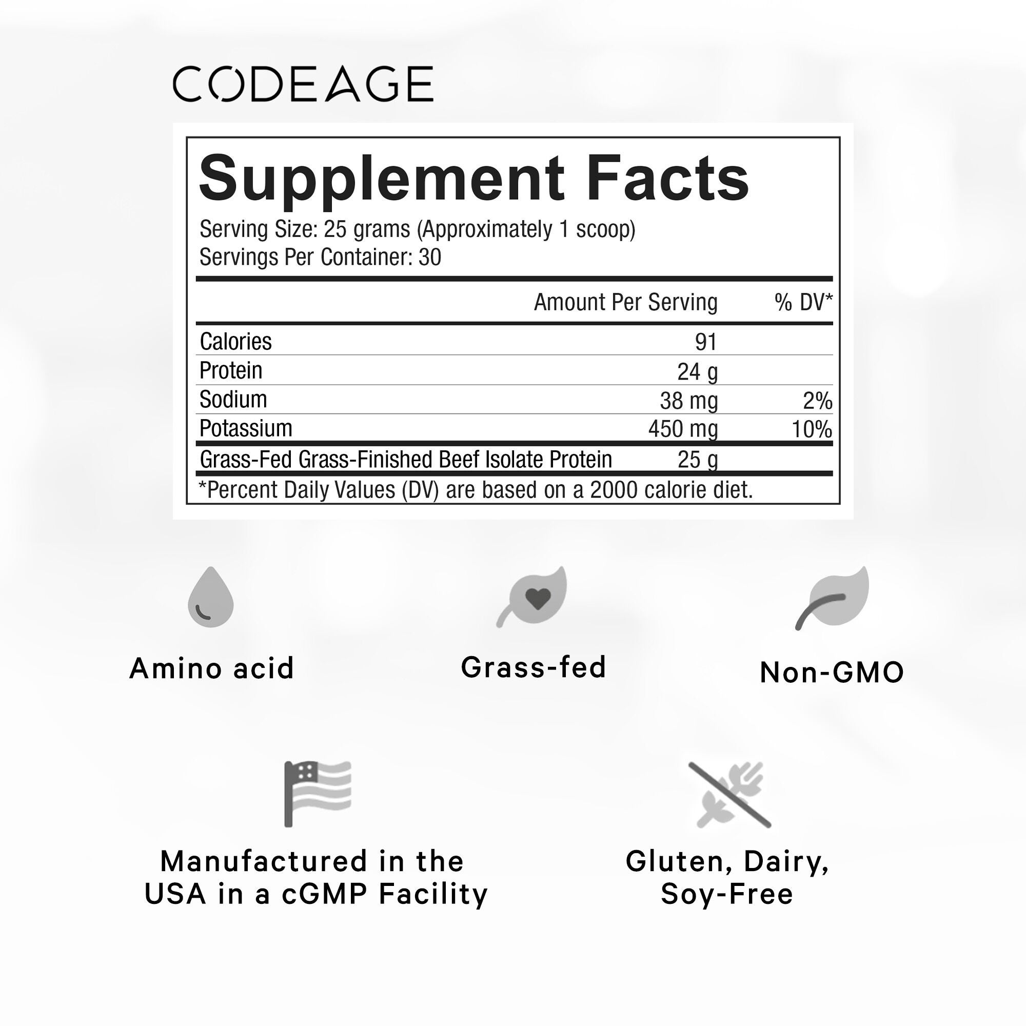 Beef Isolate Protein - Unflavored (30 Servings)  | GNC