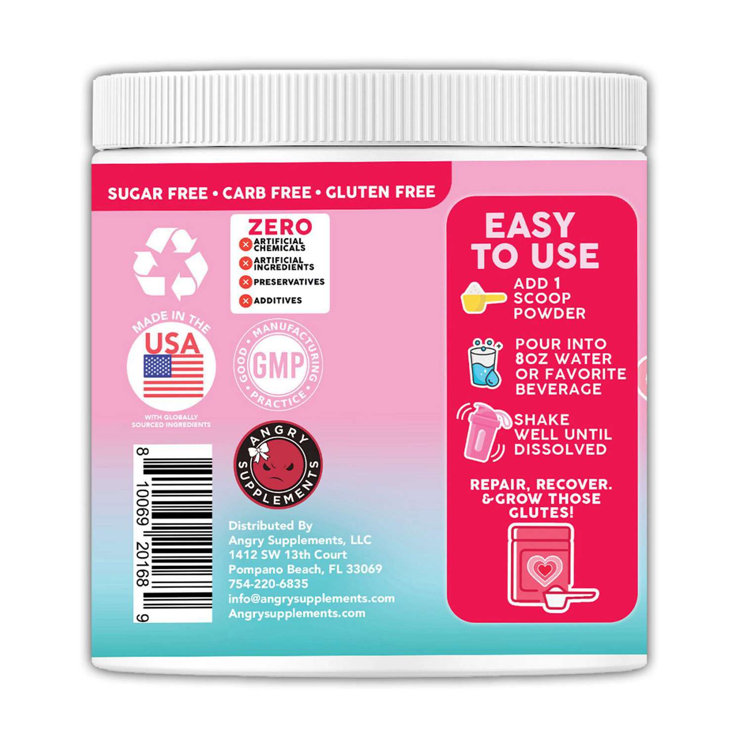 Better Booty Glute Scoop - Unflavored (30 Servings)