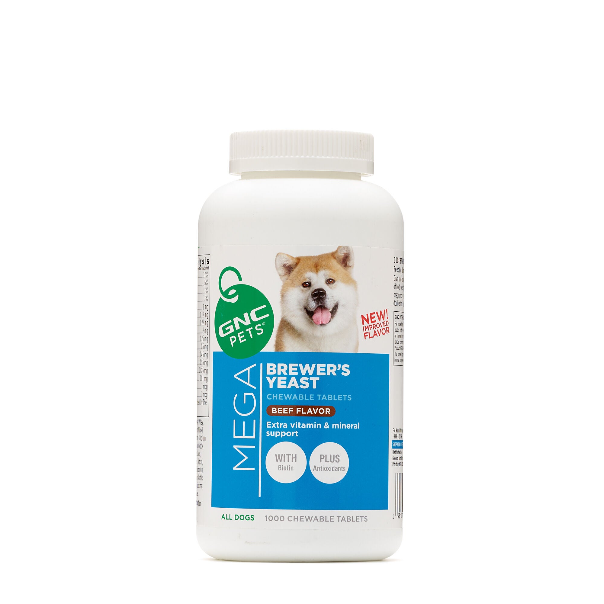 Gnc Pets Mega Brewer S Yeast All Dogs Beef Flavor Gnc