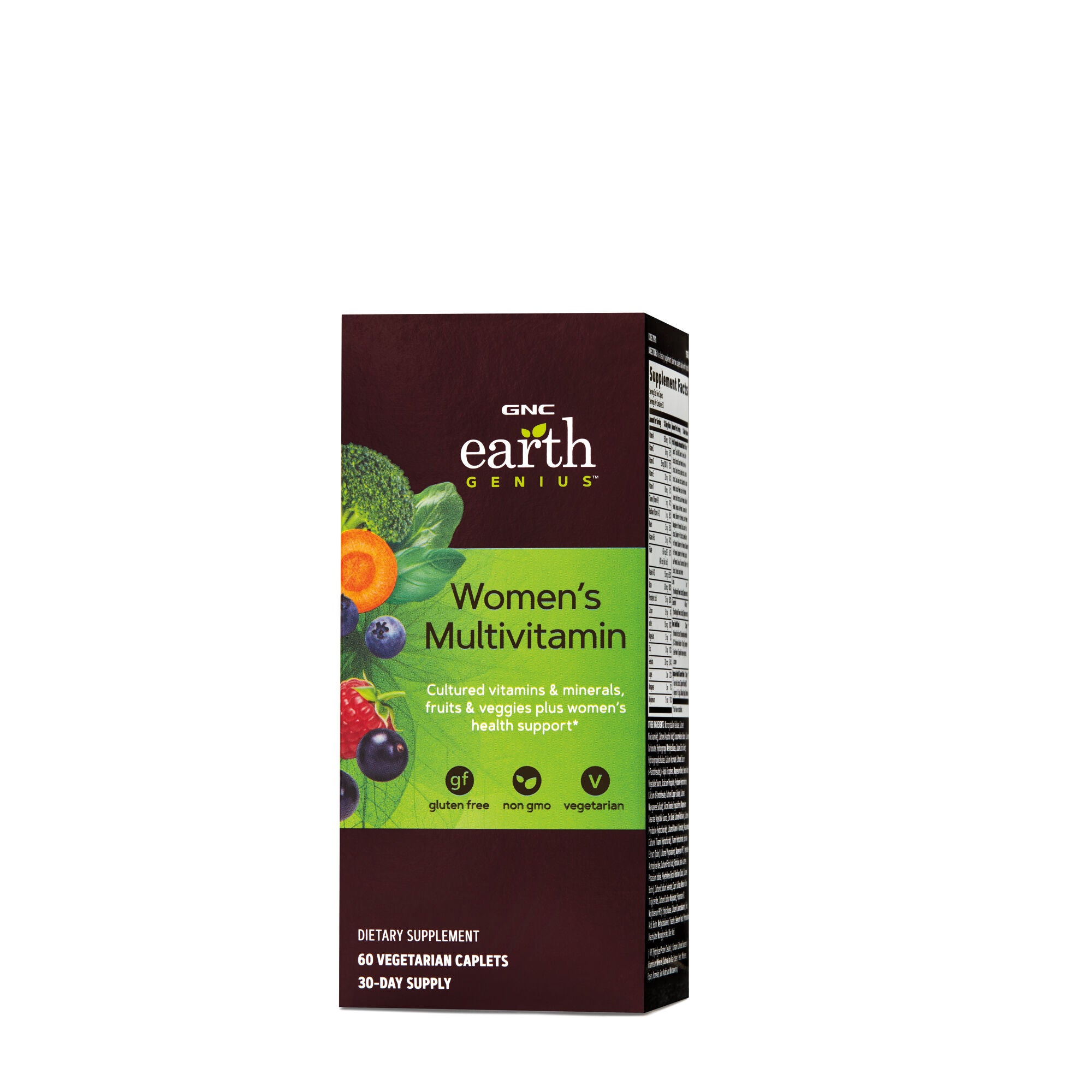 Earth Genius Women S Multivitamin In Vegetarian Caplets Gnc