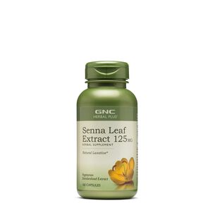 Senna Leaf Extract 125MG - 100 Capsules &#40;100 Servings&#41;  | GNC