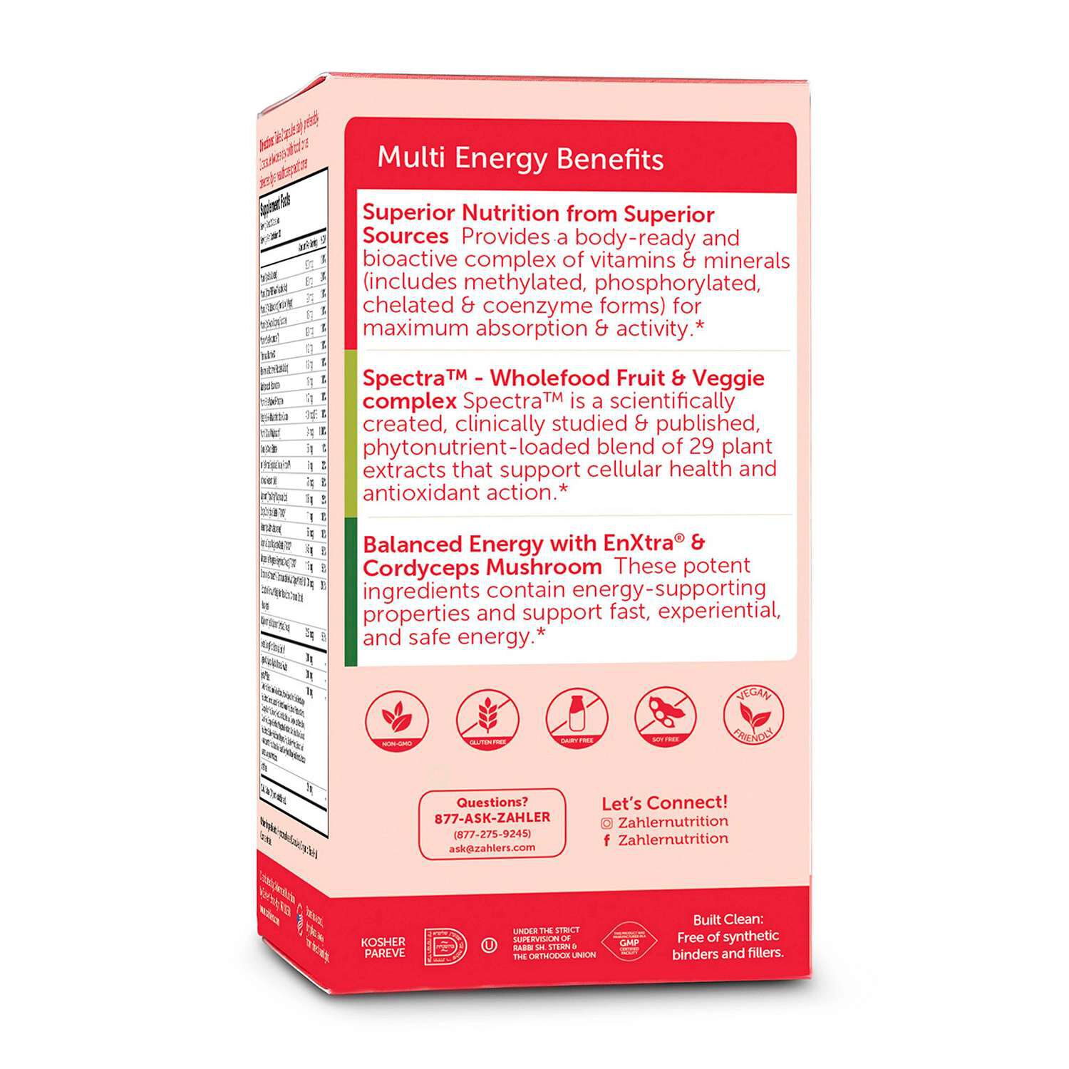 Multi Vitamin Energy - 60 Capsules (30 Servings)  | GNC