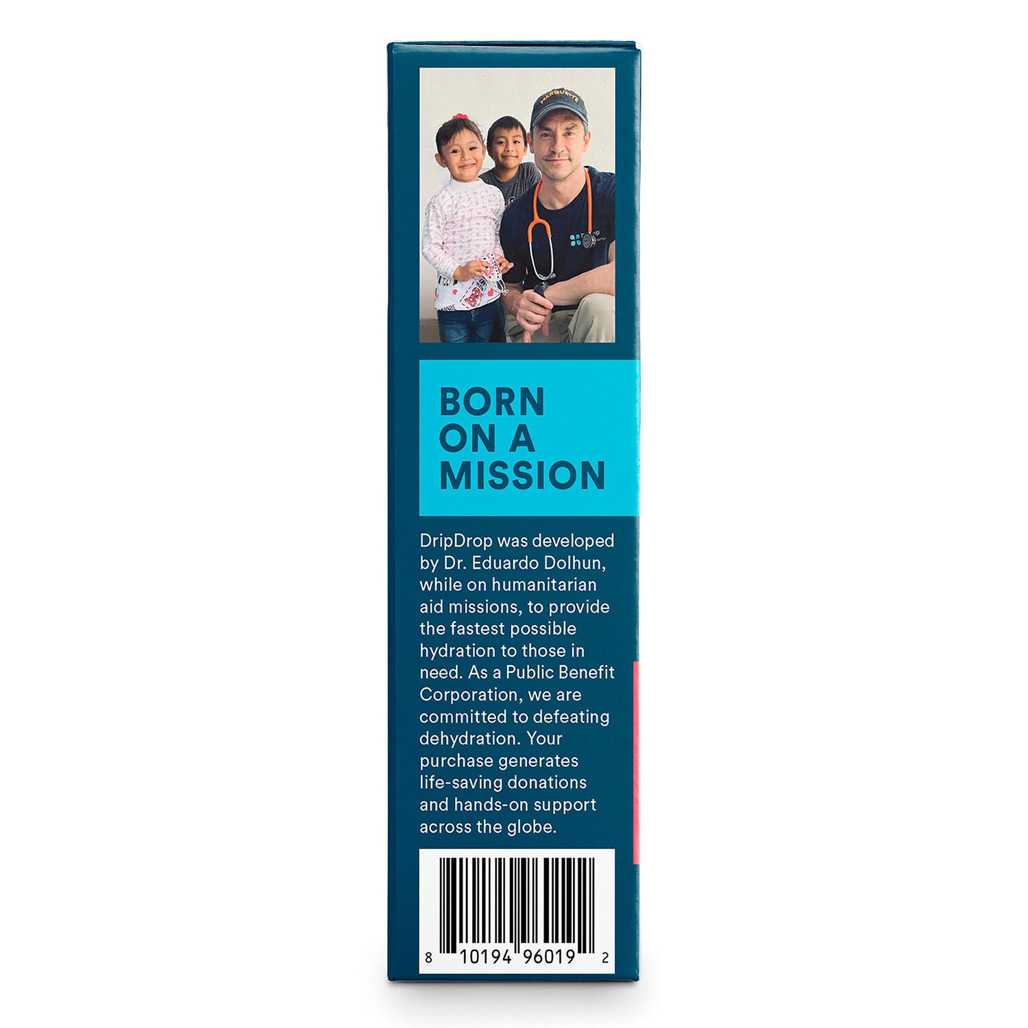 DripDrop Fast Hydration Watermelon Strawberry Side