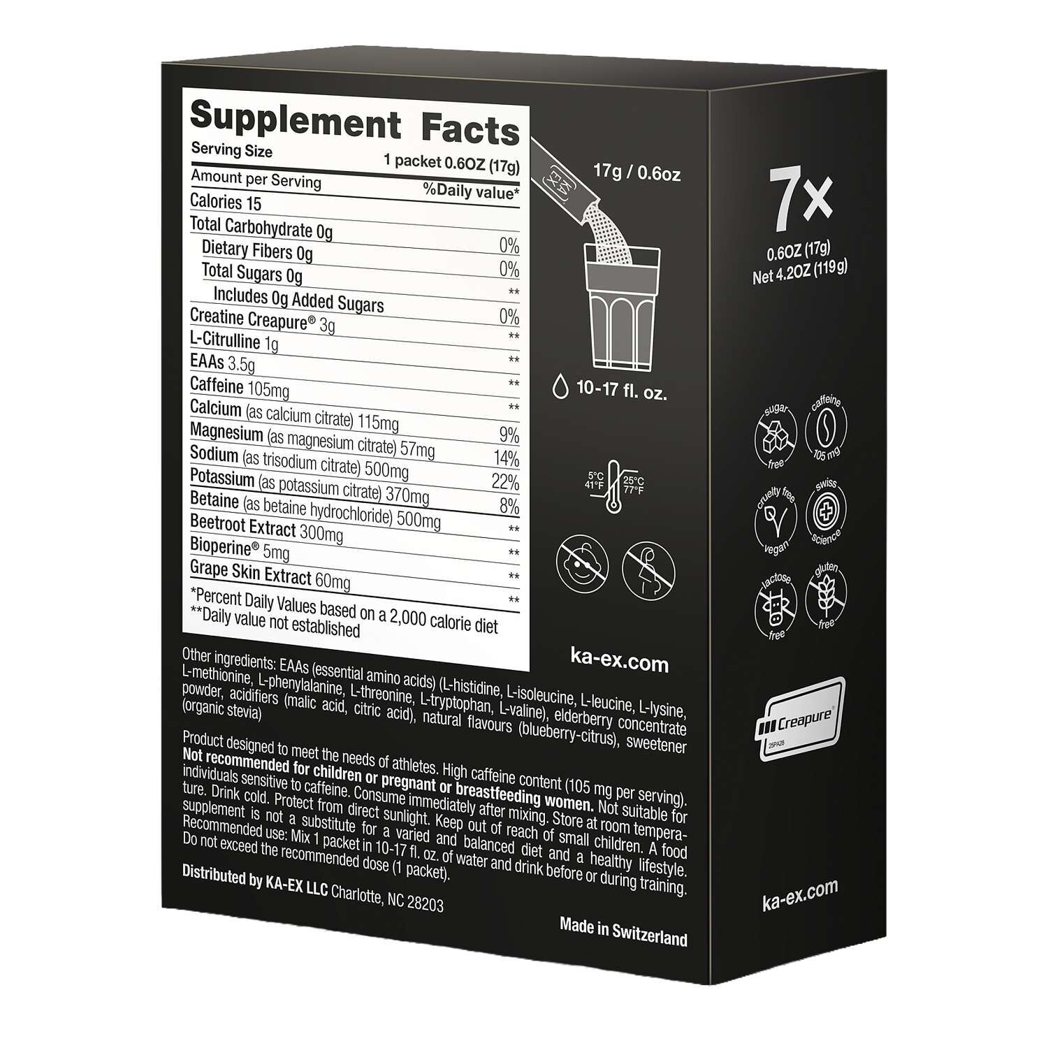 Creatine EAA+ Booster - 7 Packets  | GNC