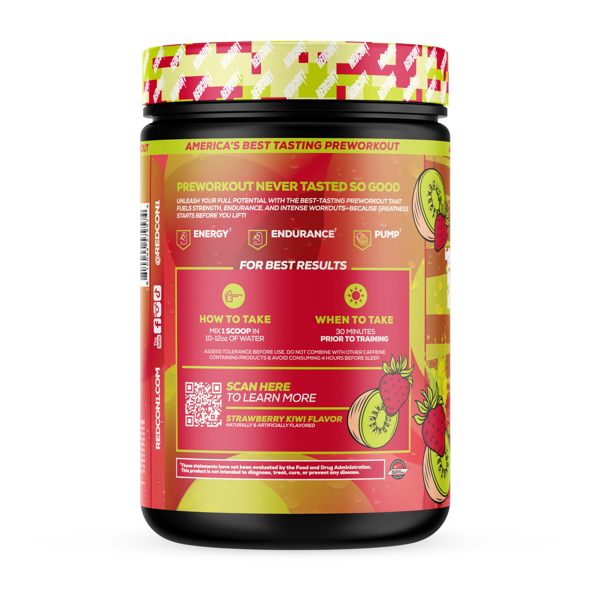 Total War Reloaded Pre-Workout - Strawberry Kiwi (30 Servings)  | GNC
