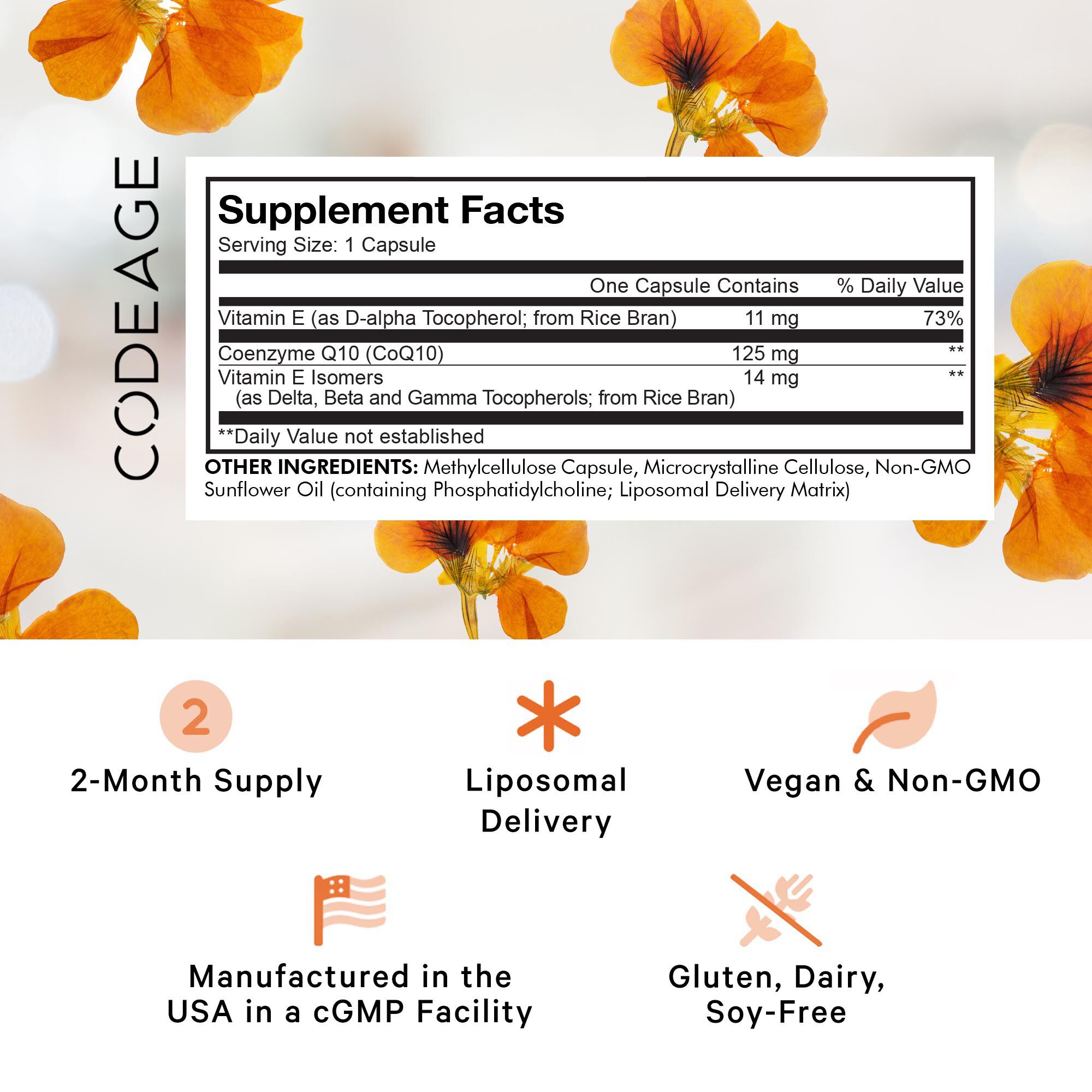 Liposomal CoQ10 - 60 Capsules (60 Servings)  | GNC