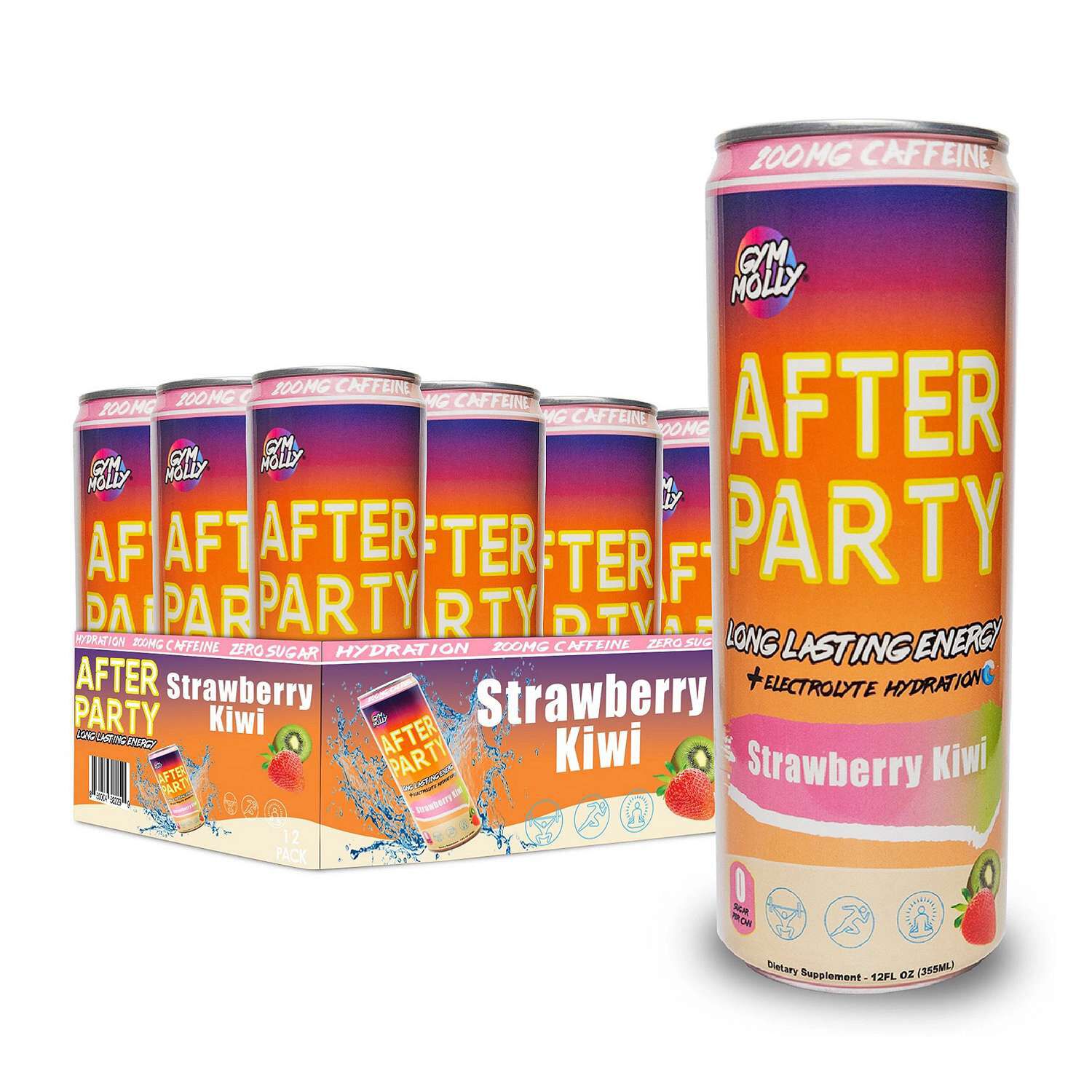 After Party - Strawberry Kiwi - 12oz. (12 Cans)  | GNC