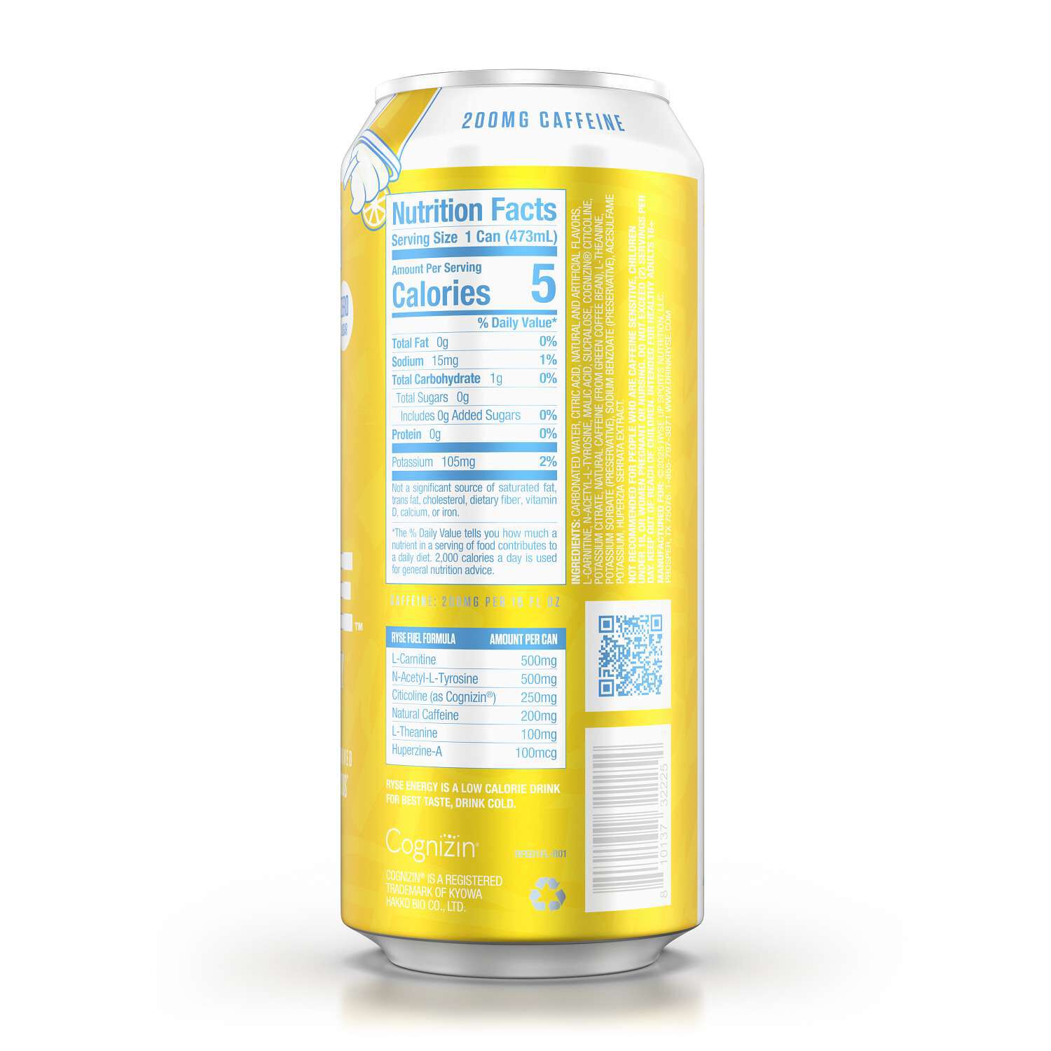 Fuel Energy Drink - Frosted Lemonade - 16 fl oz. (12 Cans)